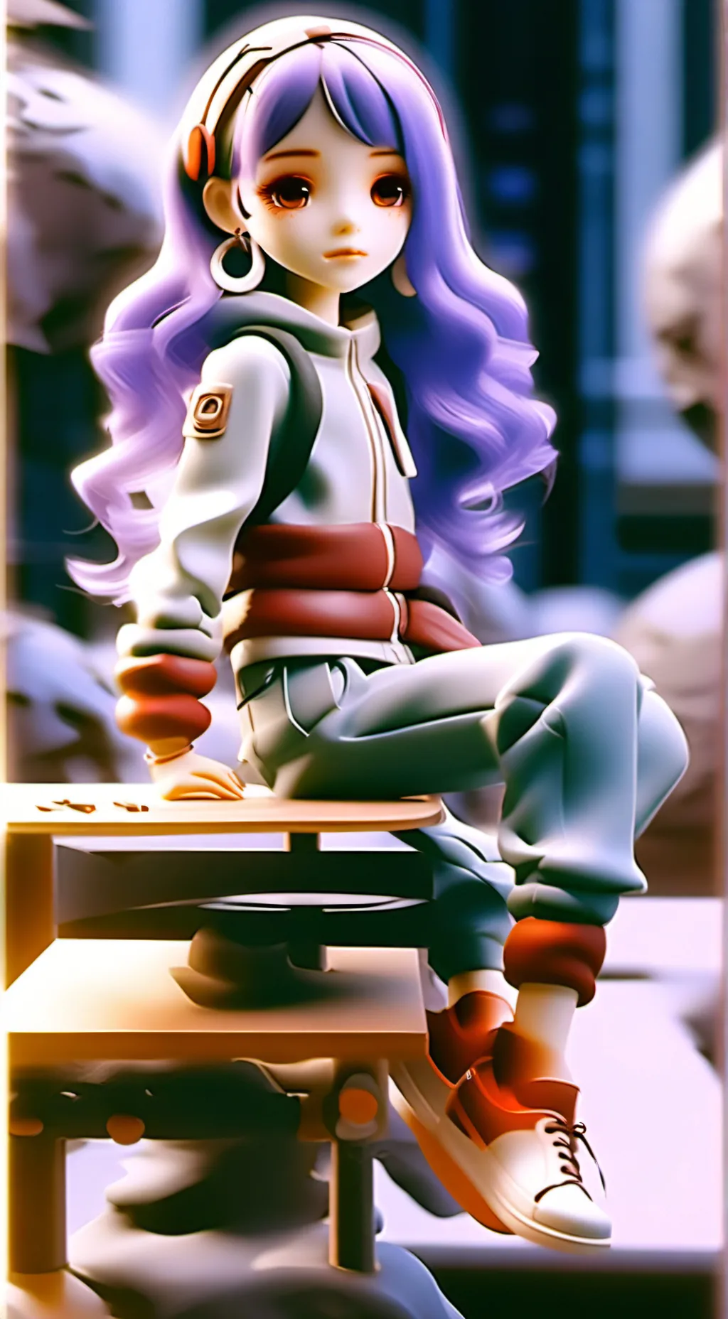 ai character: Ambra background