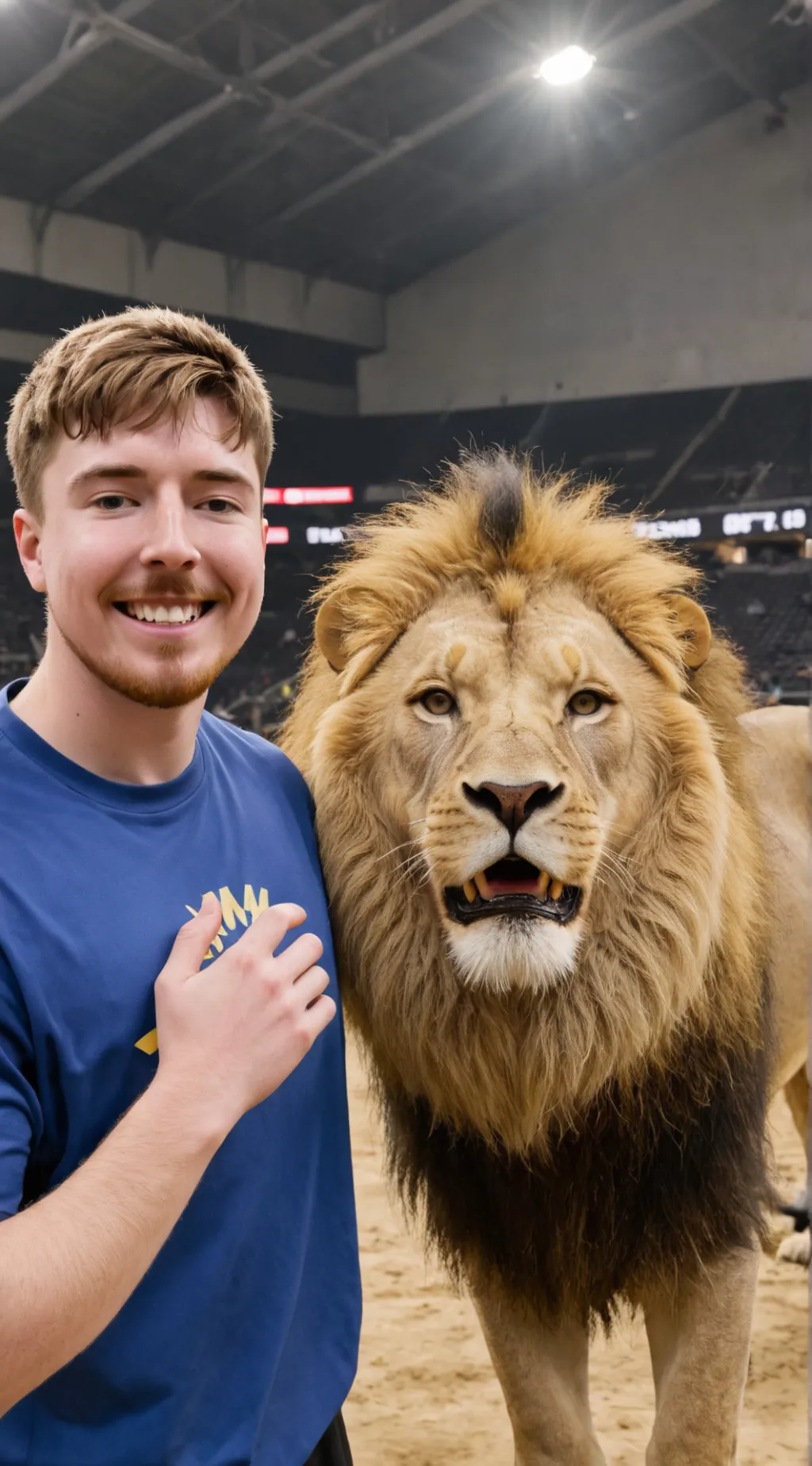 ai character: Mr Beast background