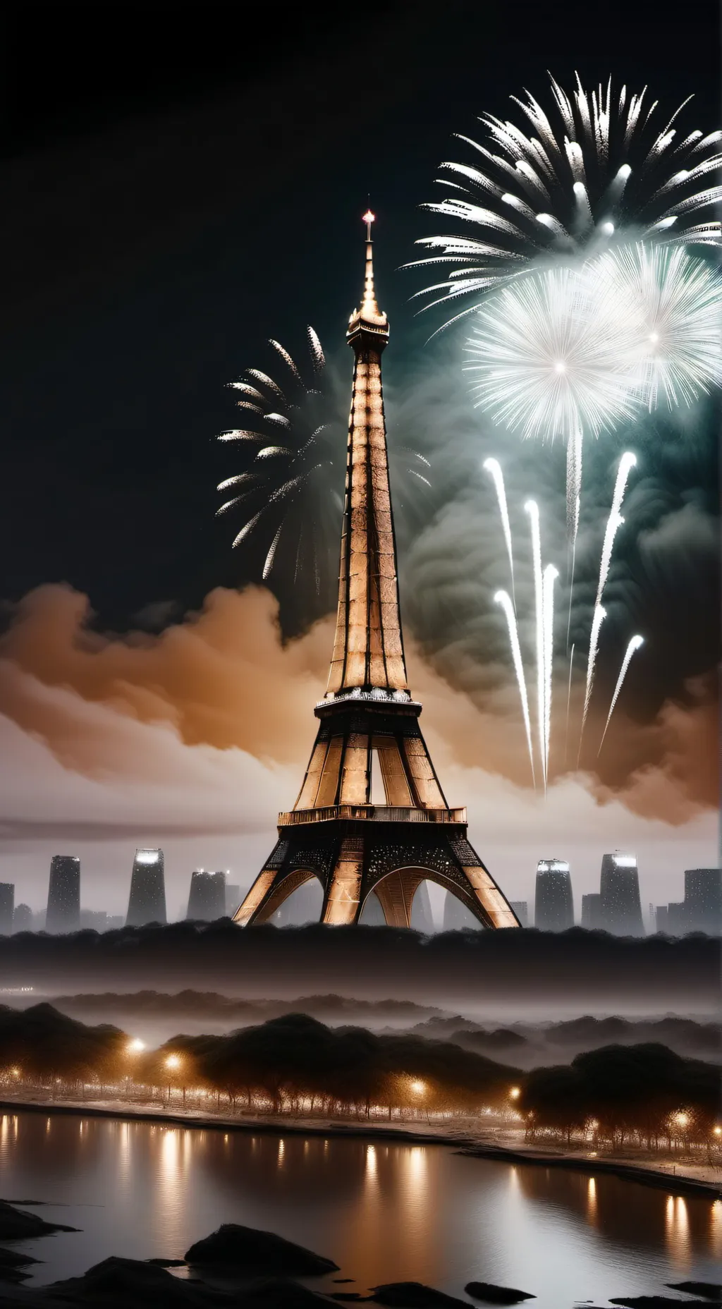 ai character: MM2 NEW YEAR background