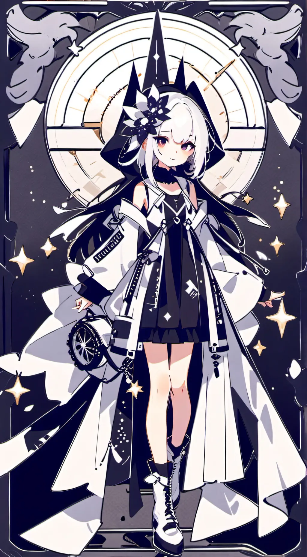 ai character: Luna  background