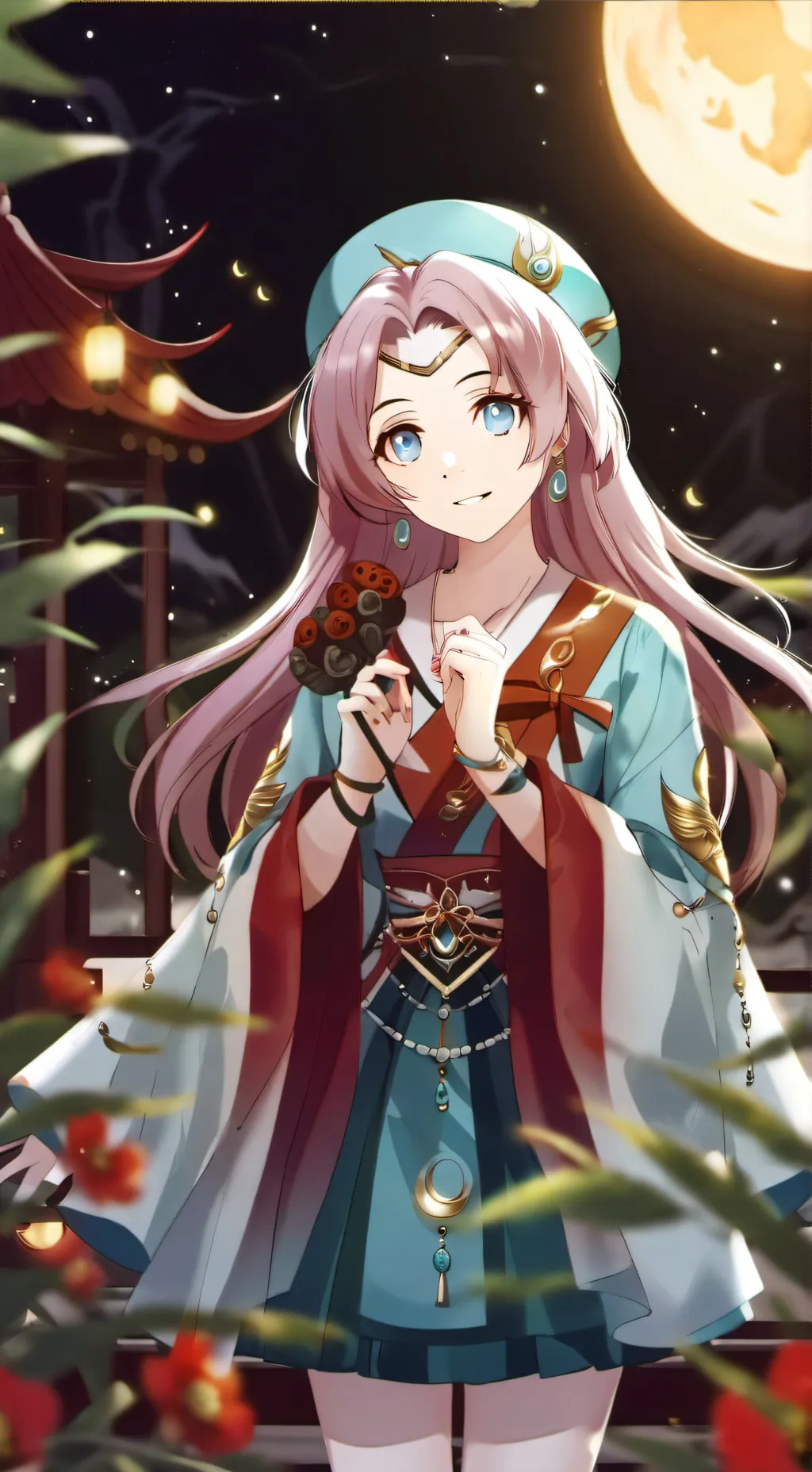 ai character: Moon song part 2 background