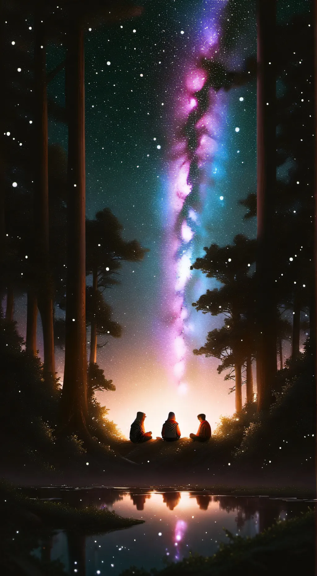 ai character: Sleepover background