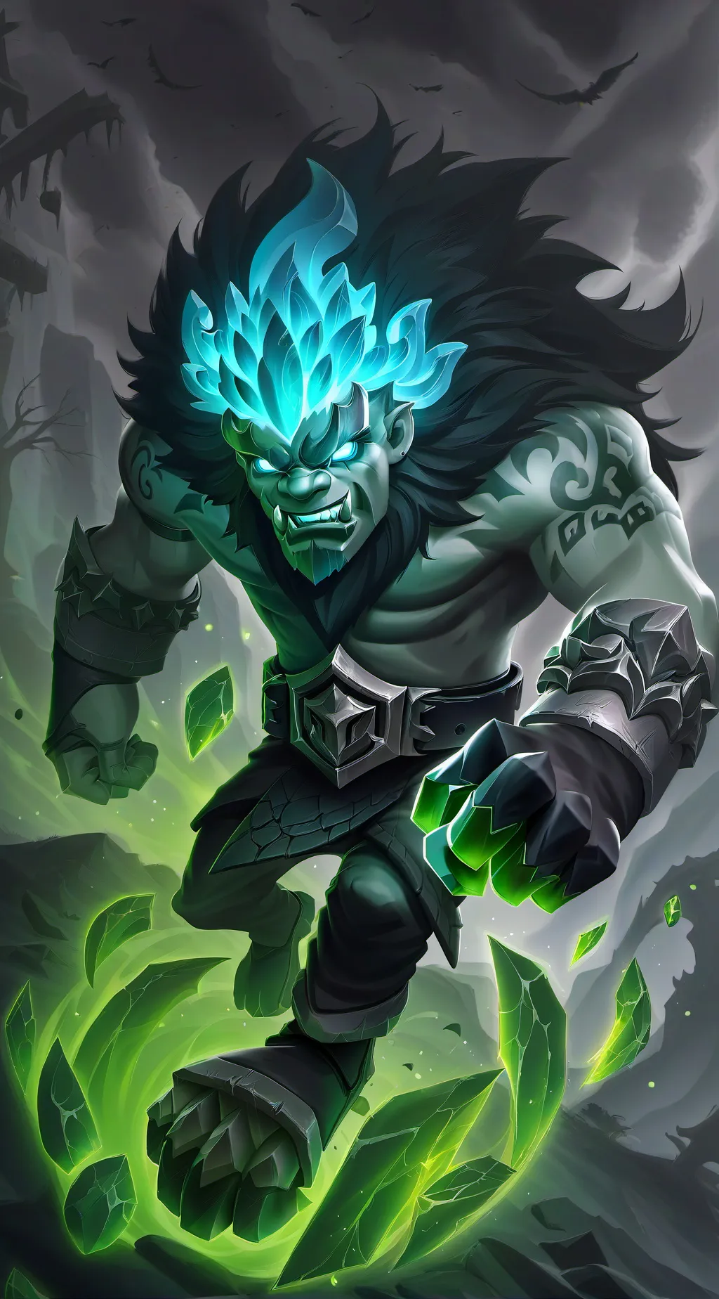 ai character: Монстр  background