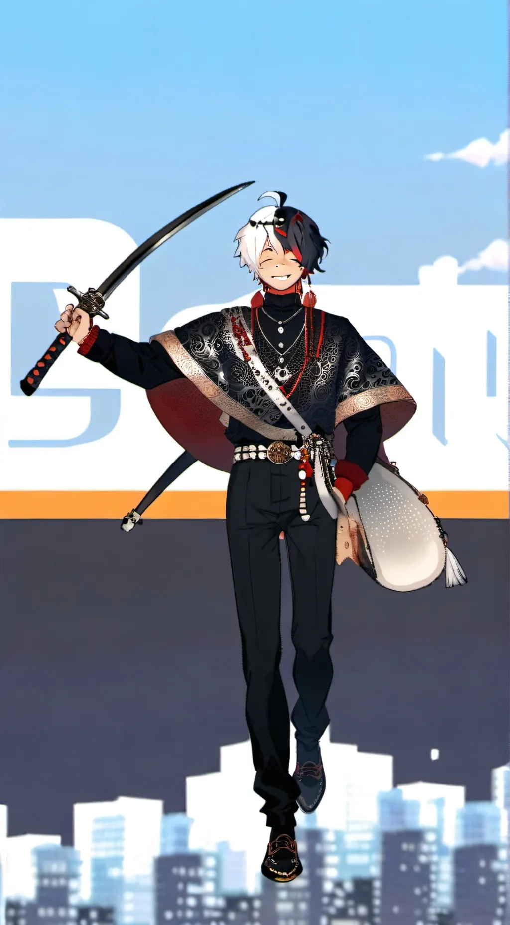 ai character: trio Peligro MHA background