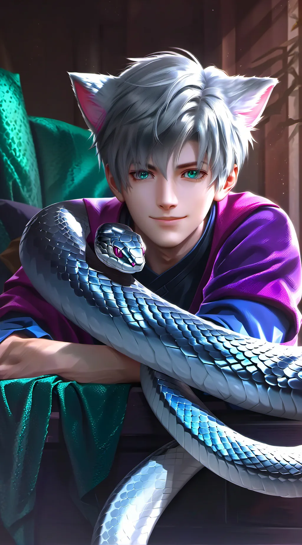 ai character: Silver-Scale Nibbler background