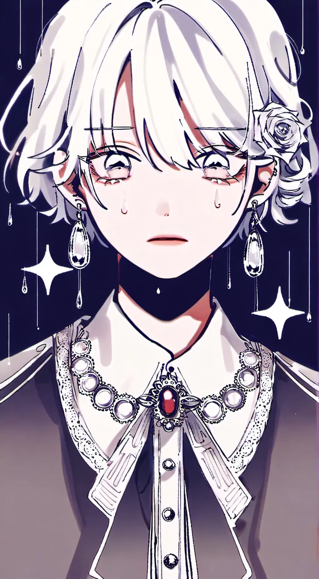 ai character: Sad Carola background