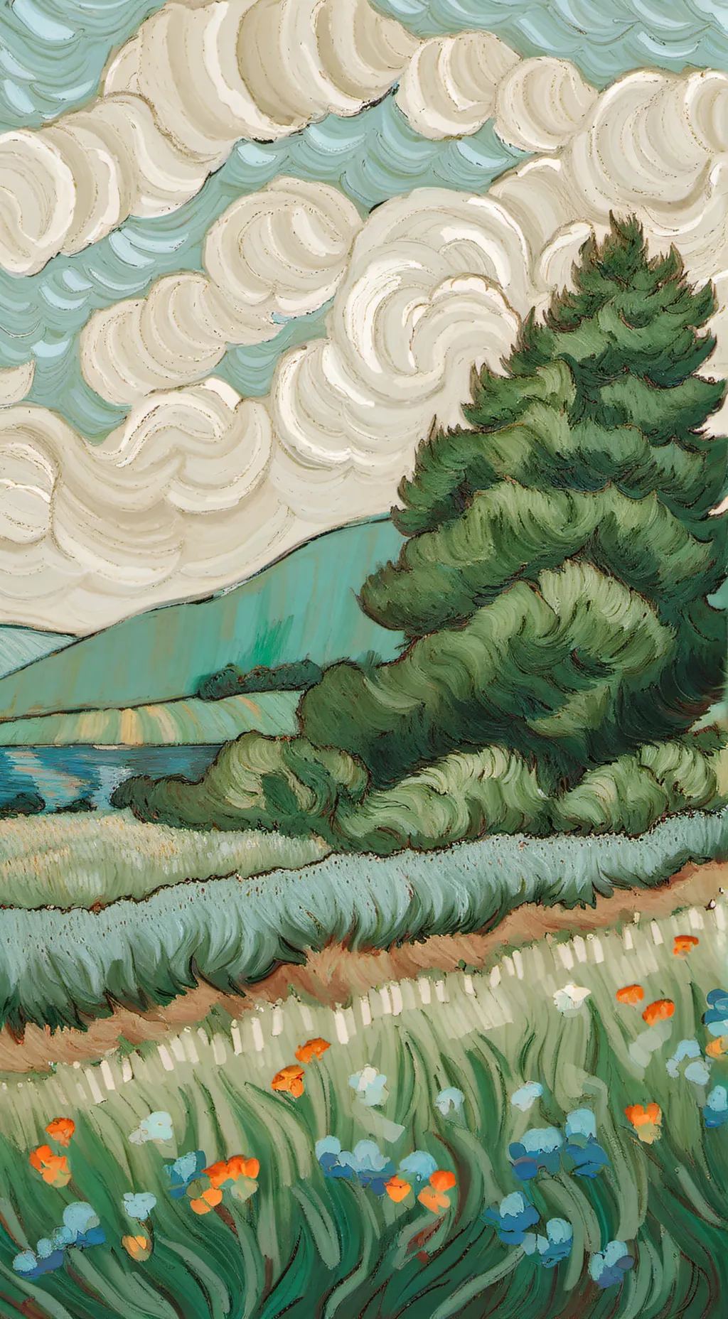 ai character: Sunny background