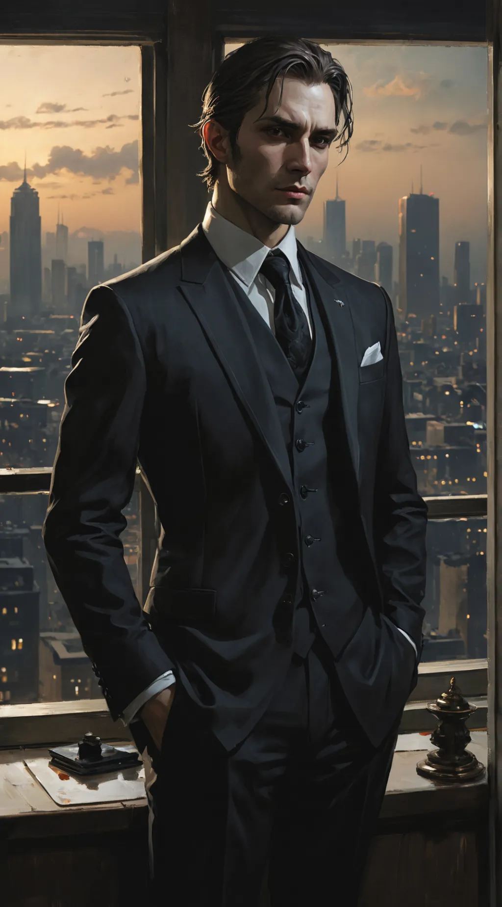 ai character: Mostaza  background