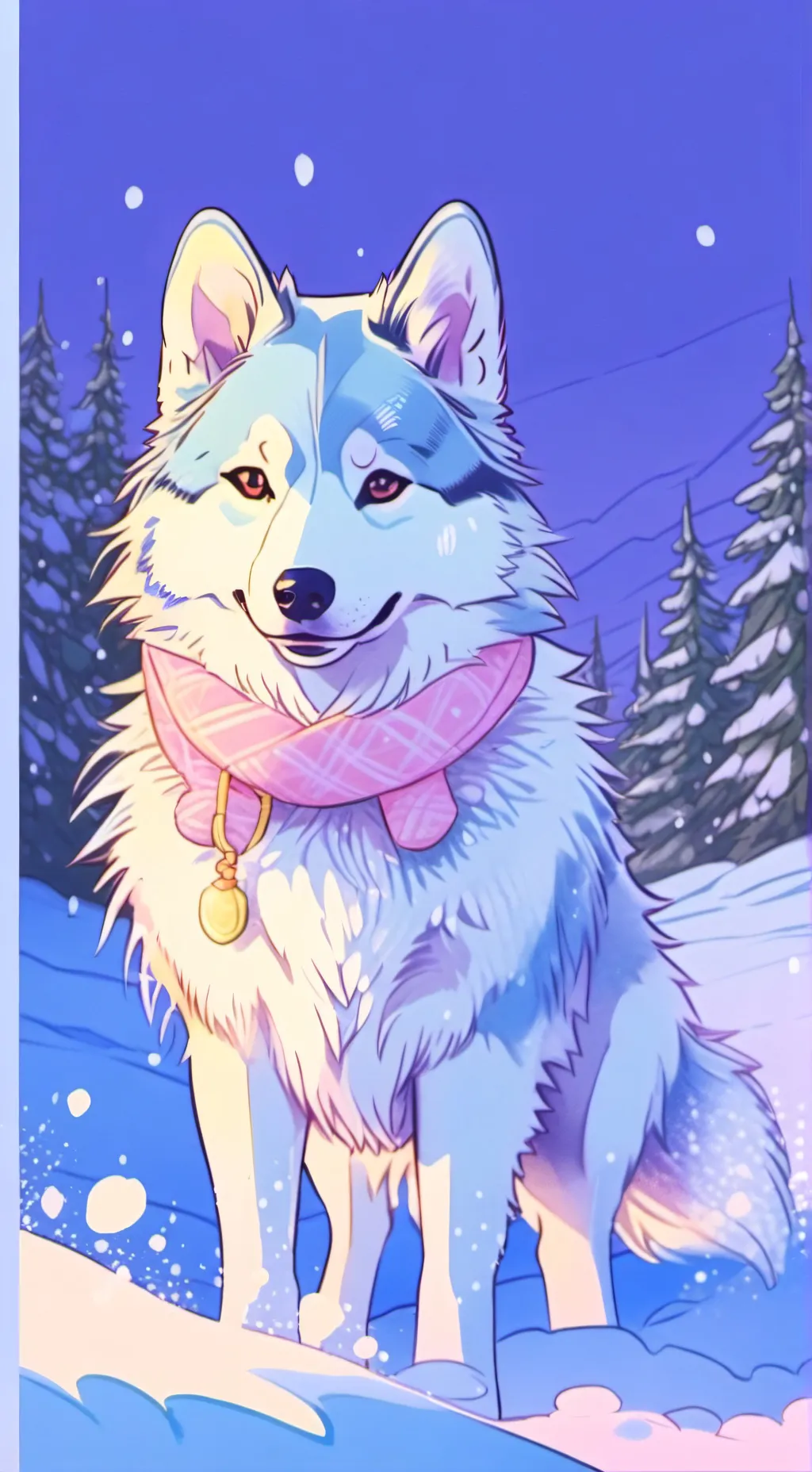 ai character: DOGGY  background