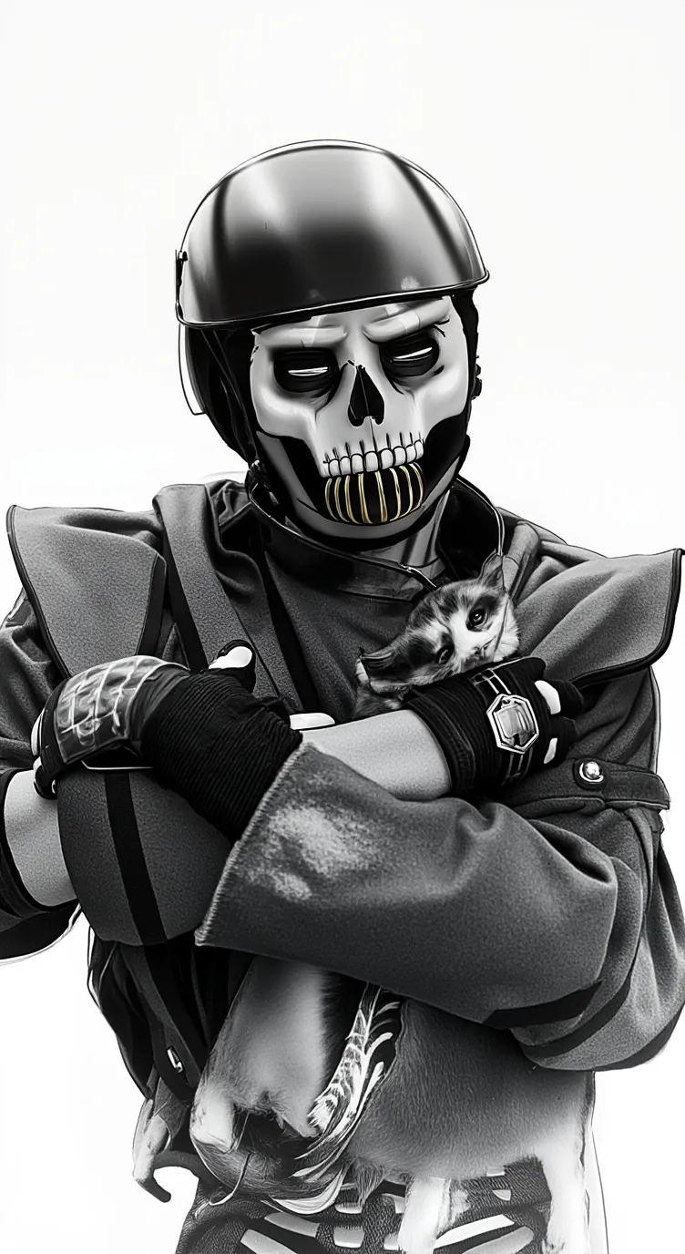 ai character: Ghost soap price background