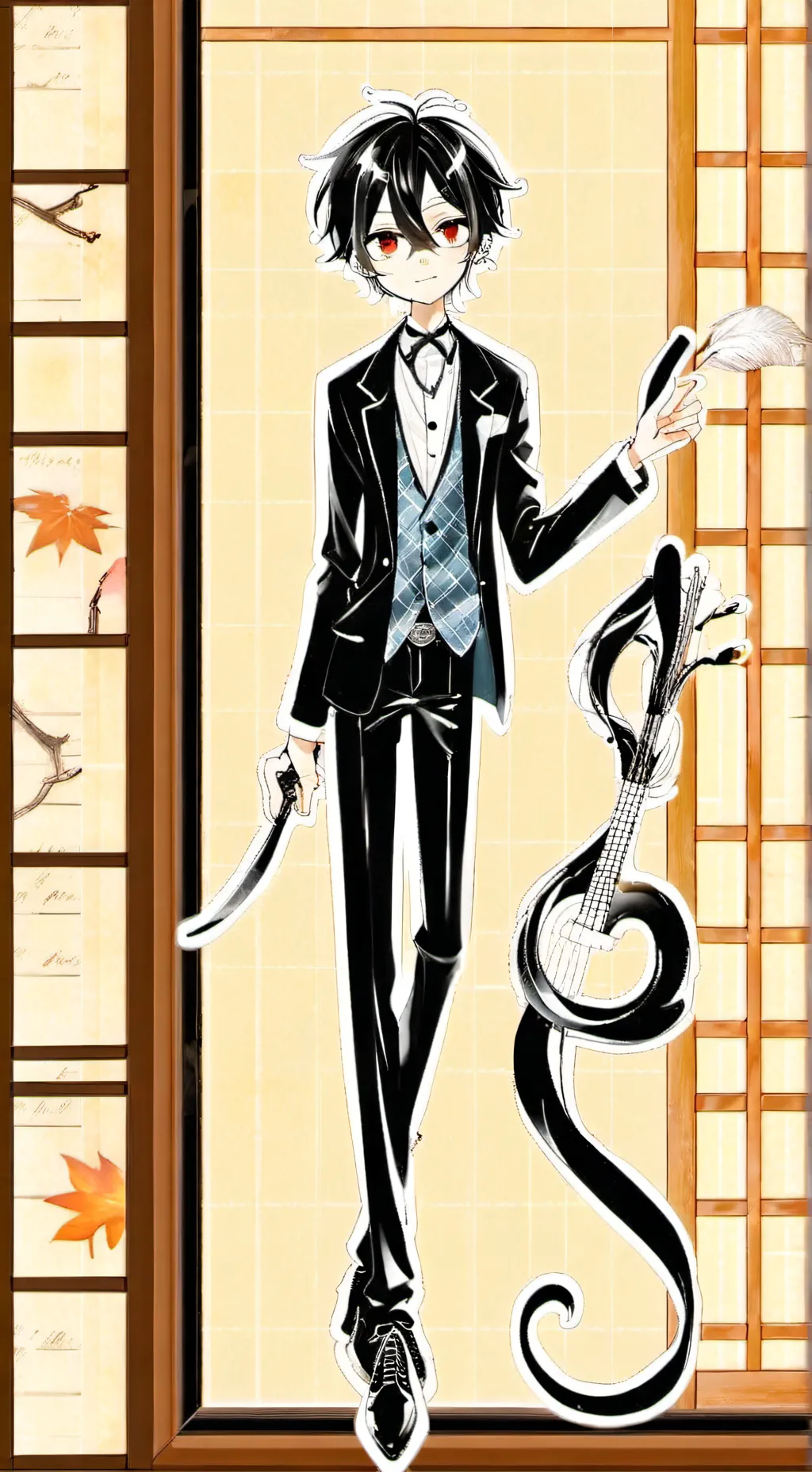 ai character: Kuy Yui, JK y KJ background