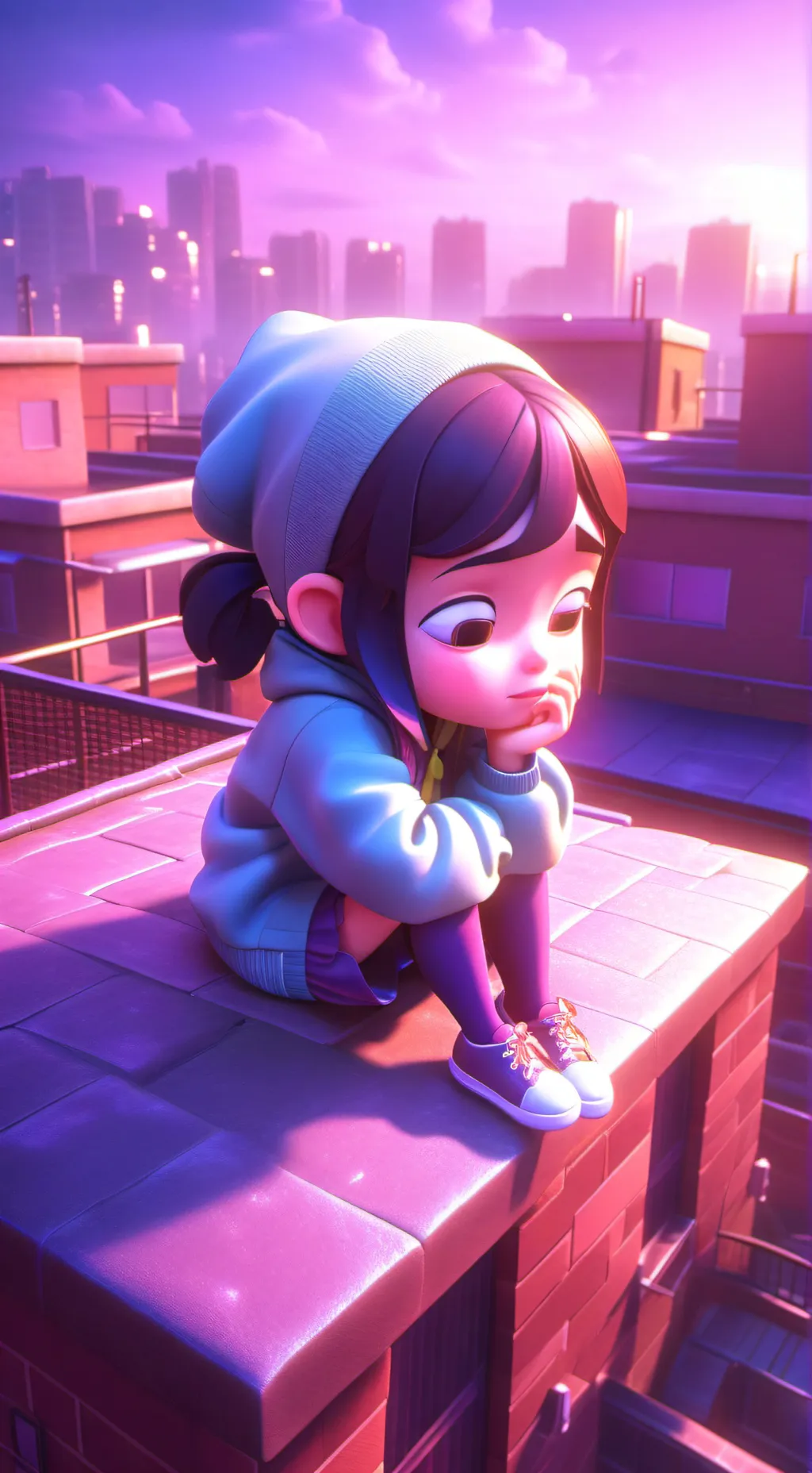 ai character: Raven background