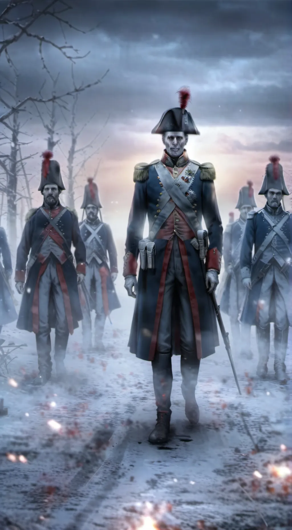 ai character: Napoleon zombies  background