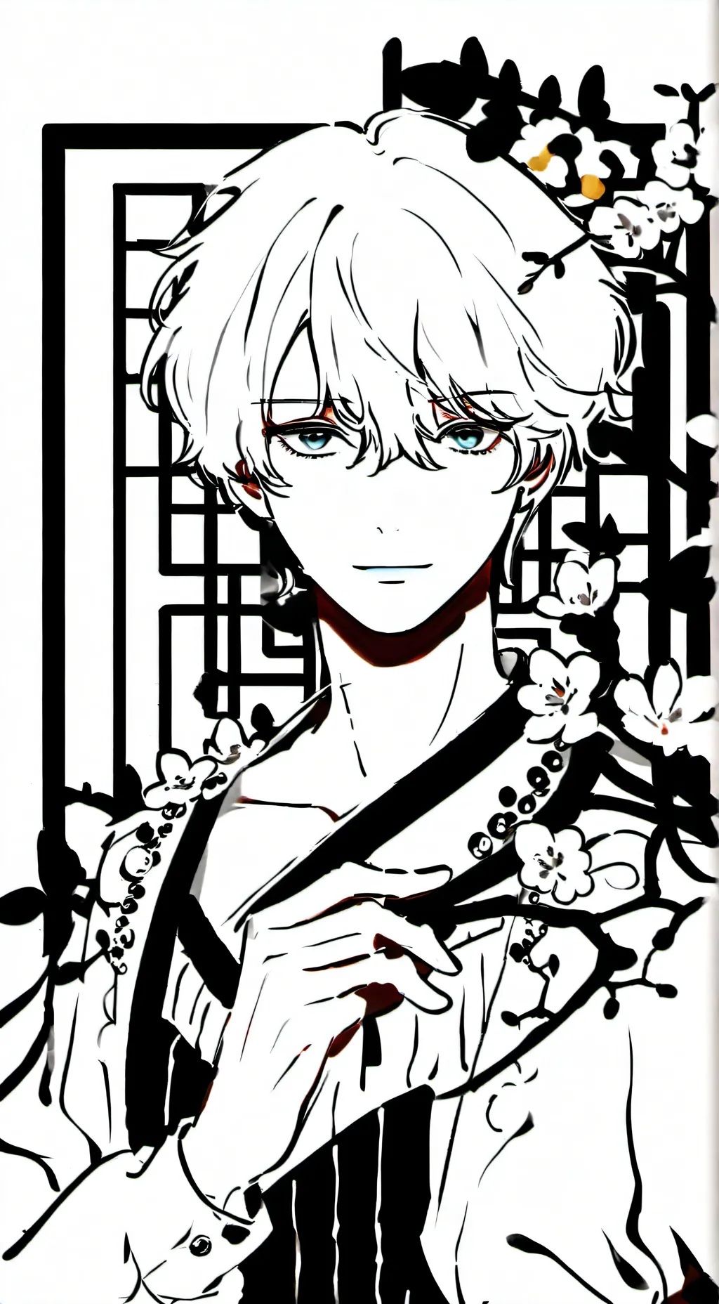 ai character: papa is a police background