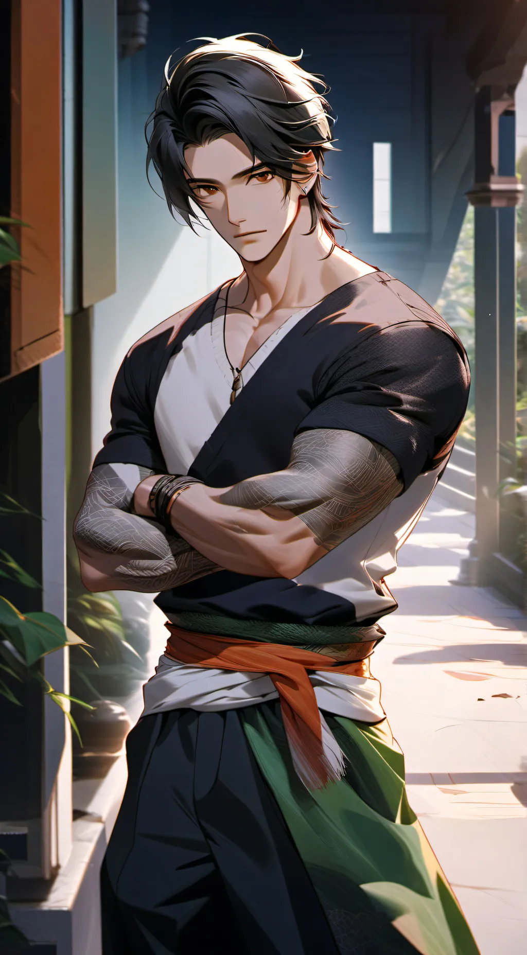 ai character: DevilReacher  background