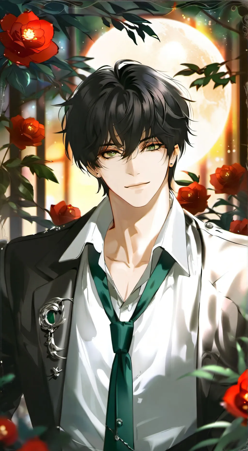 ai character: Oliver  background