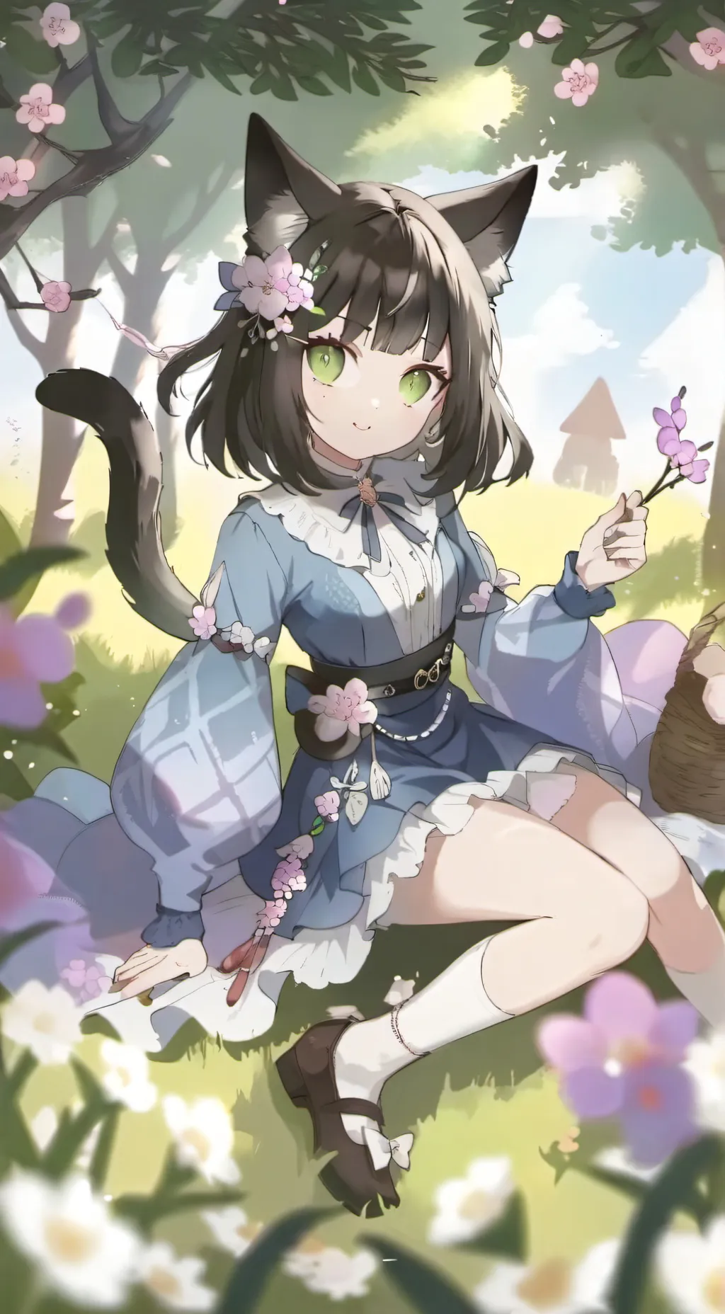 ai character: katty background