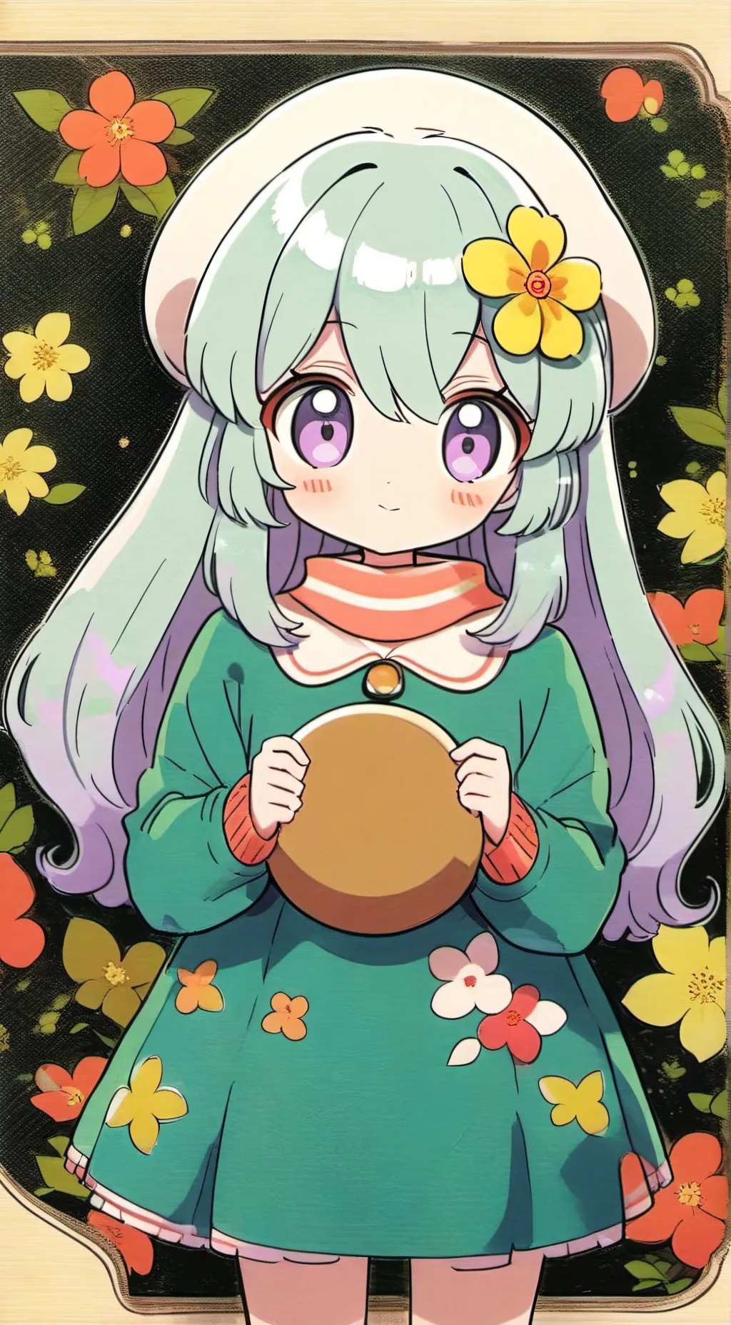 ai character: Nina Santos  background