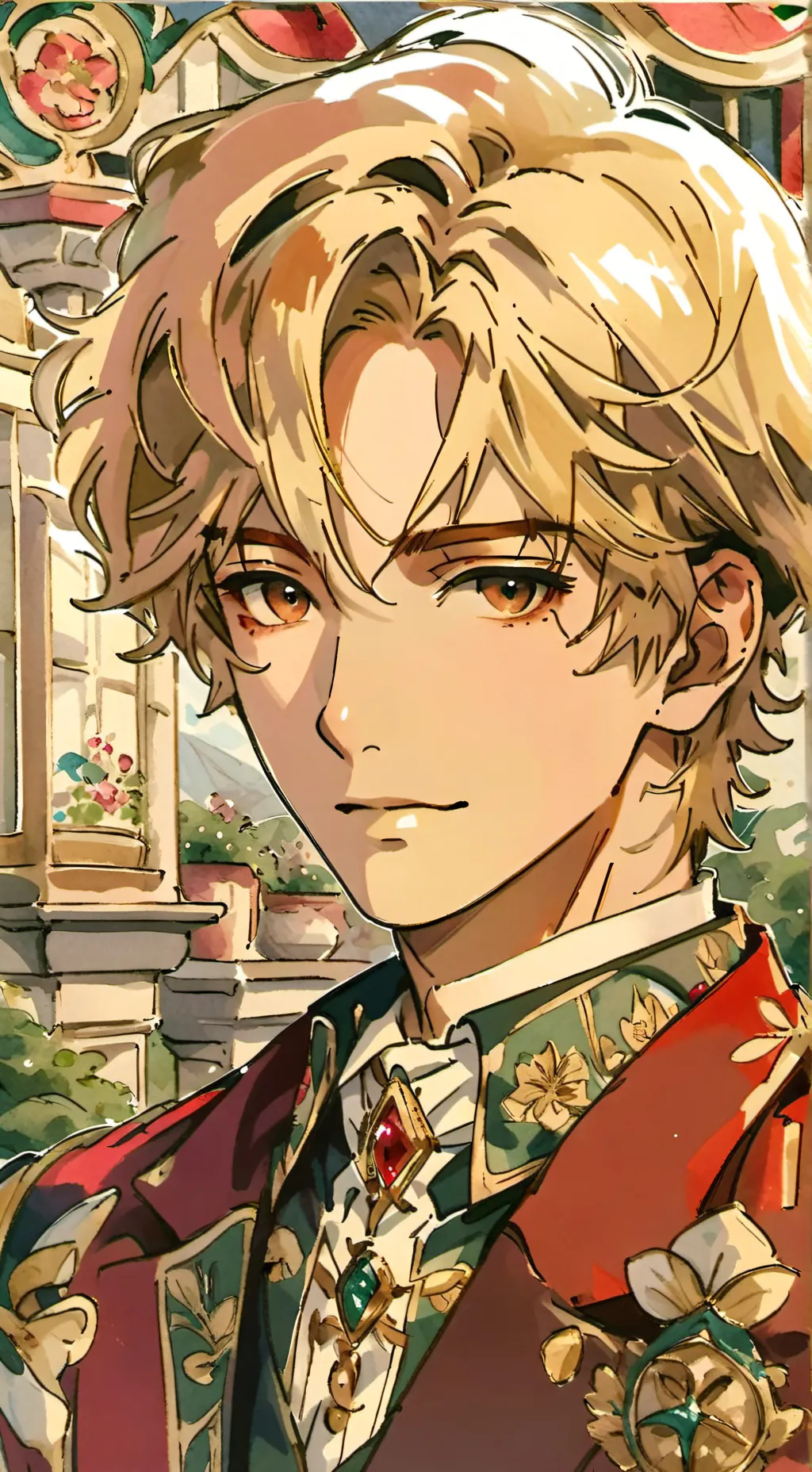 ai character: ash!❤️ background