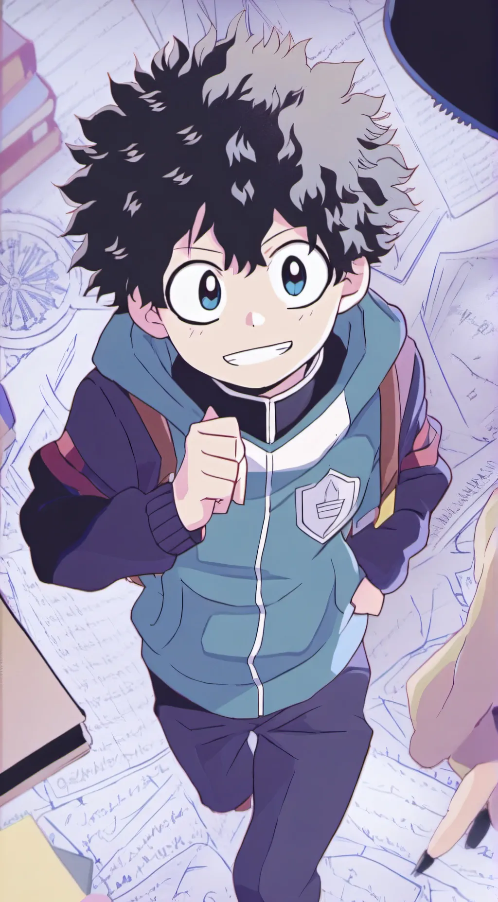 ai character: escuela de héroes background