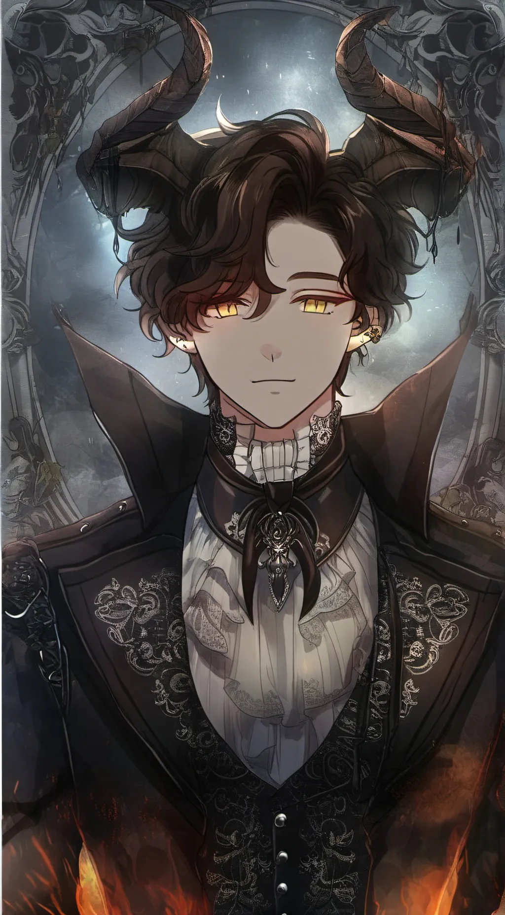 ai character: ⁑𖤐ოიႶႵႸ𖤐⁑ background