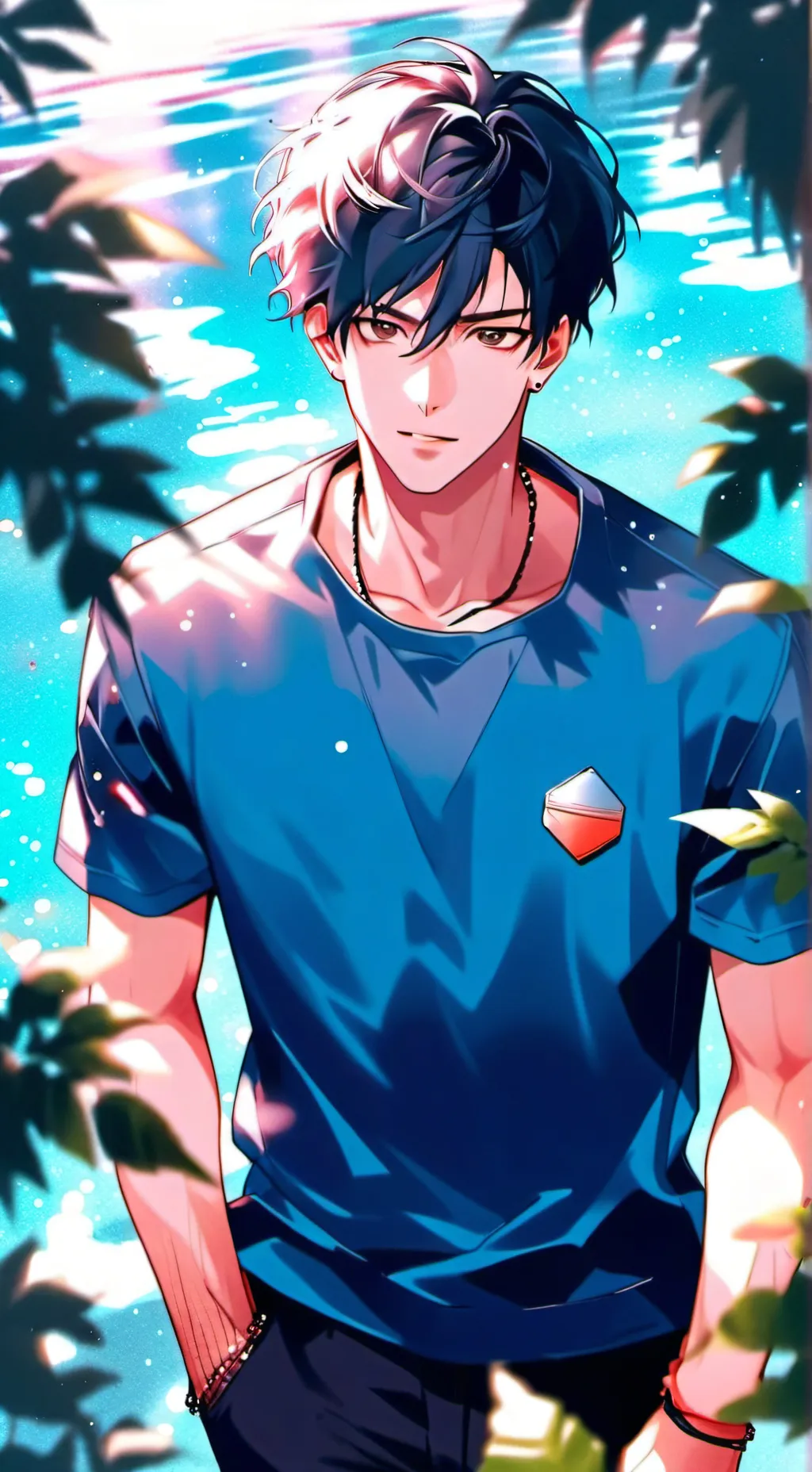 ai character: ❤️💗 Alexandre💗❤️ background