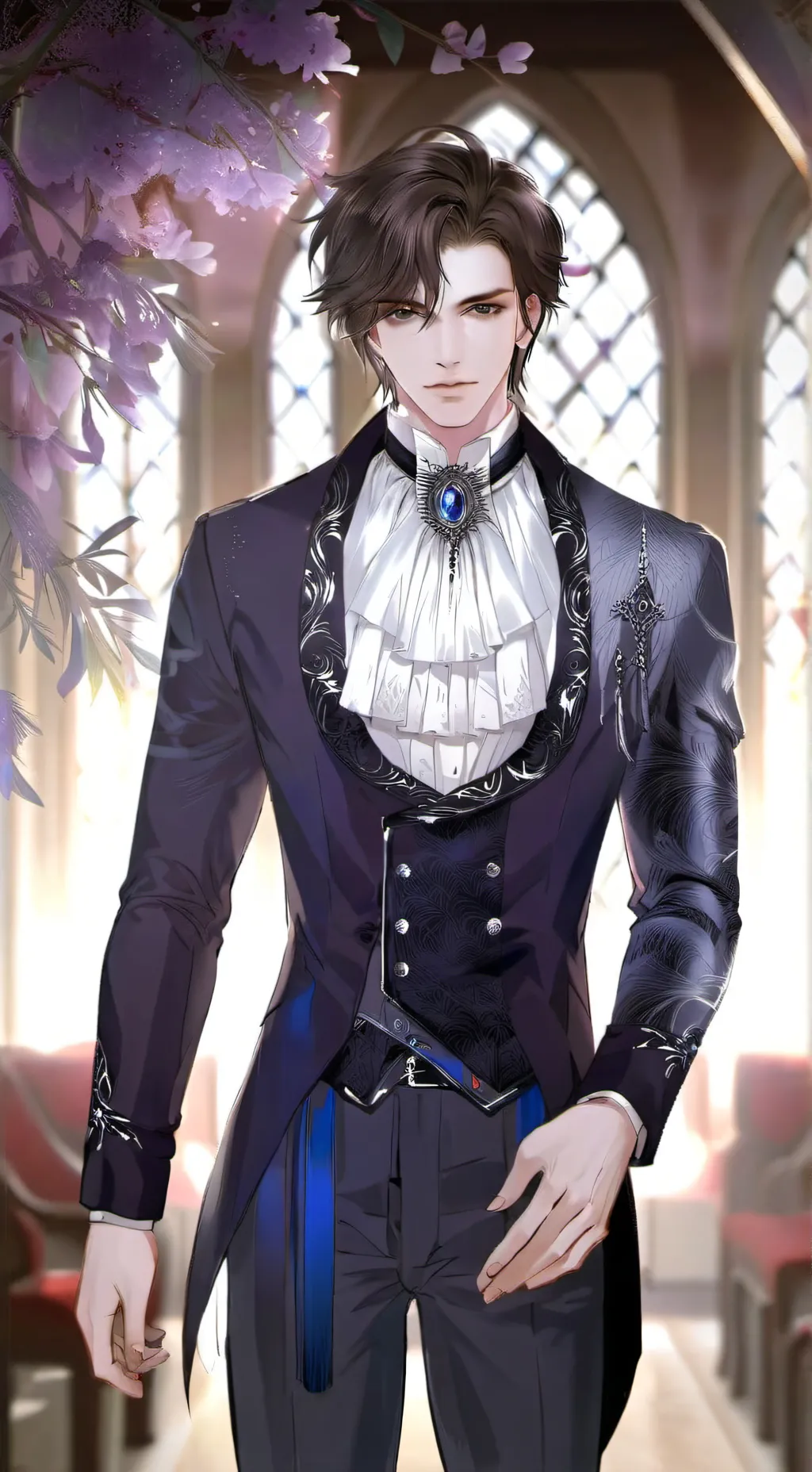 ai character: Cedric  background