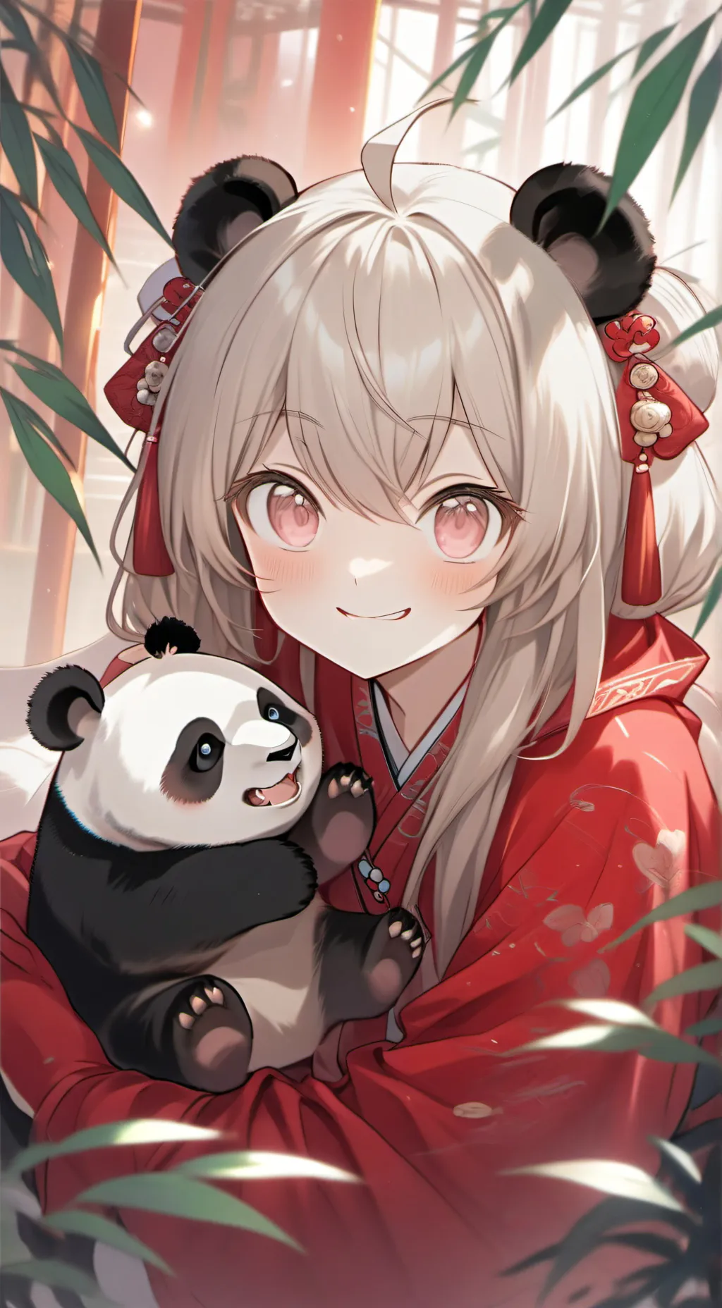 ai character: Panda Spirit background