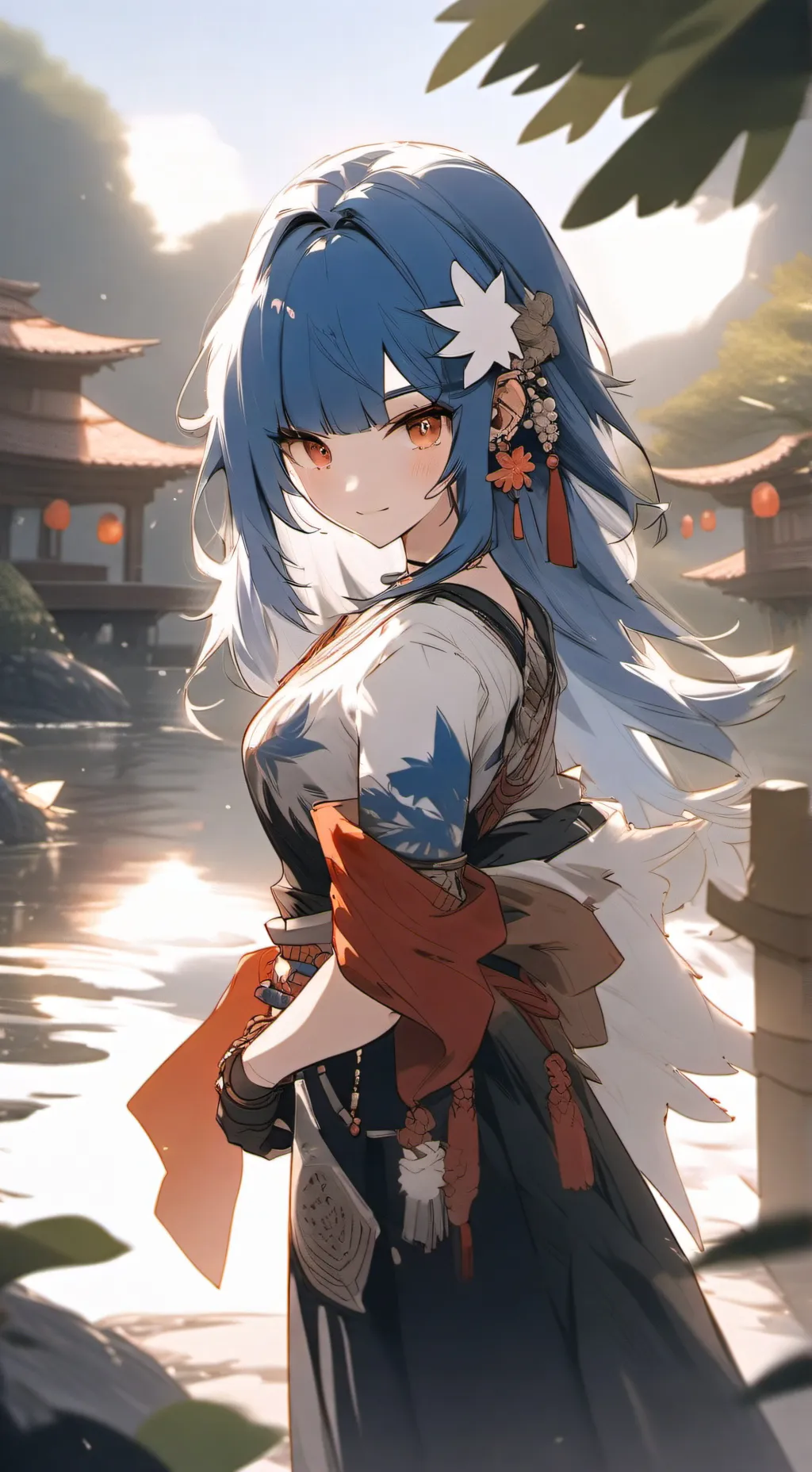 ai character: Da ge mei background
