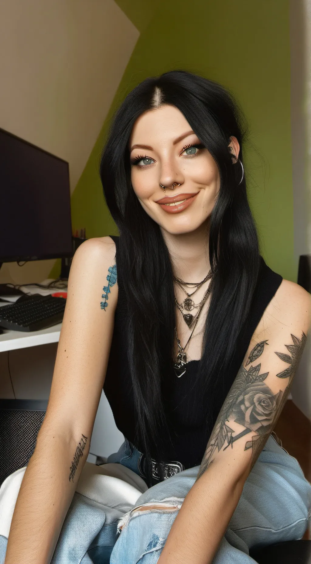 ai character: Raven (pee) background