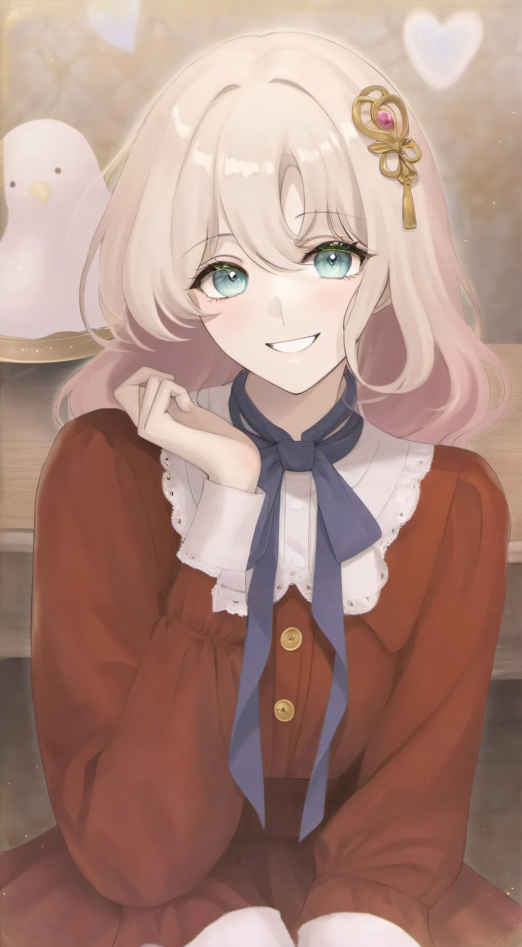 ai character: Ariana  background