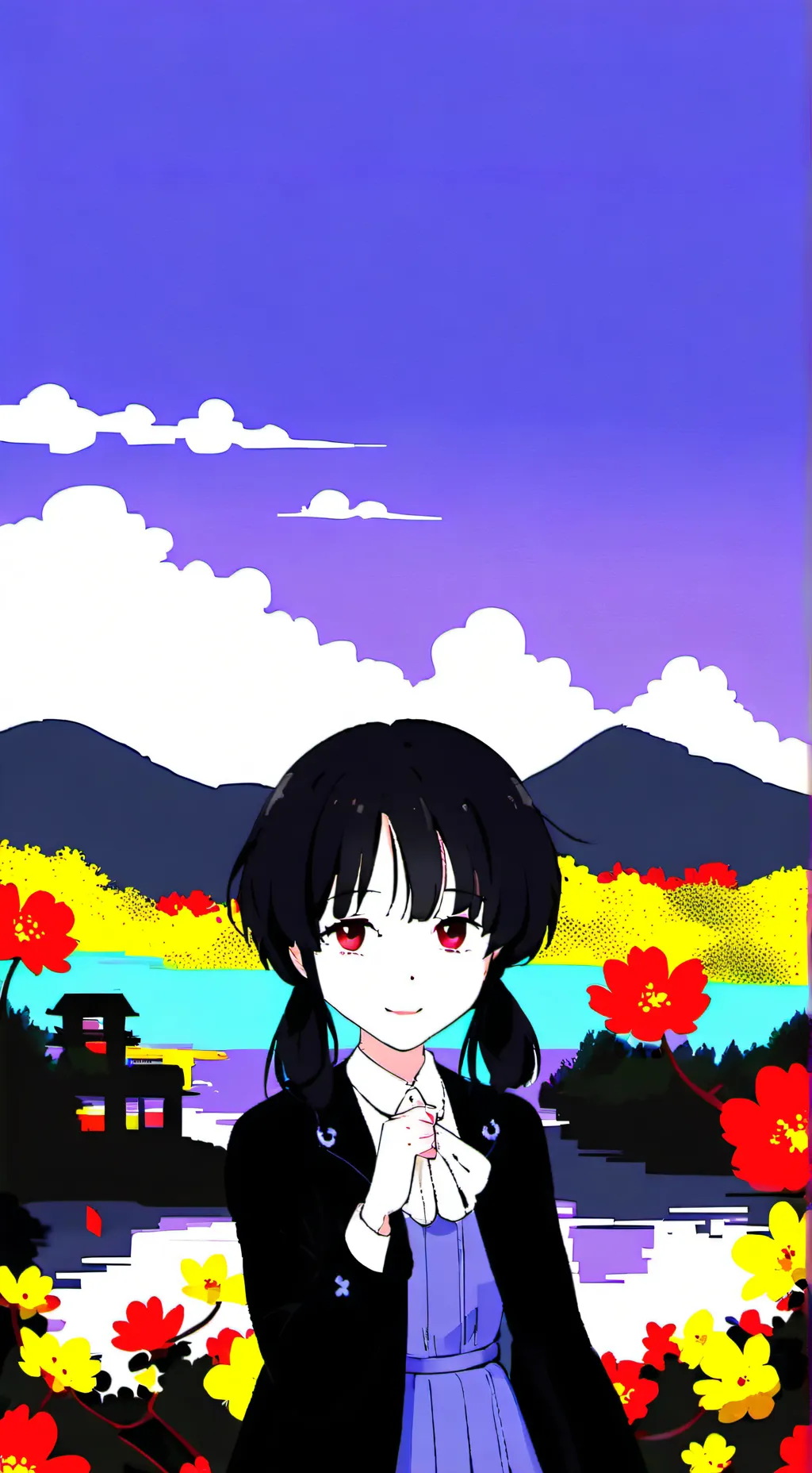 ai character: DandaDan background