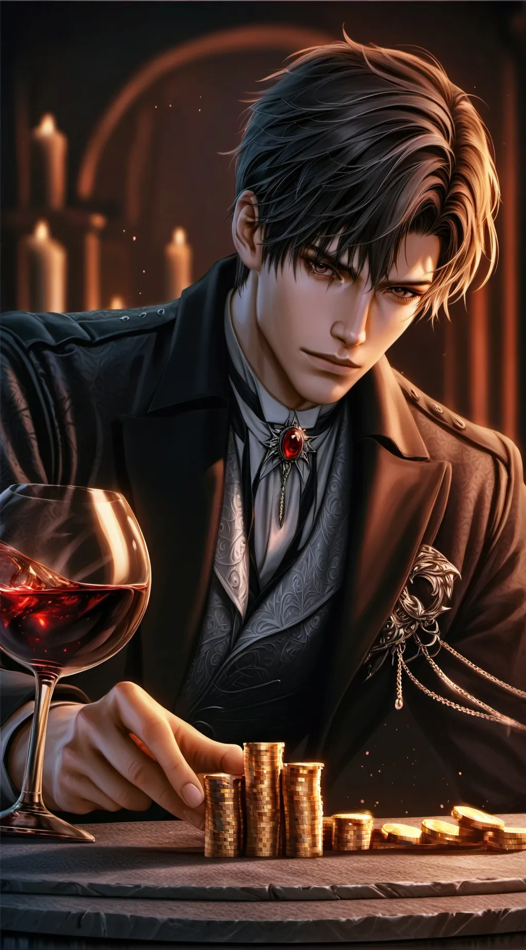 ai character: Max background