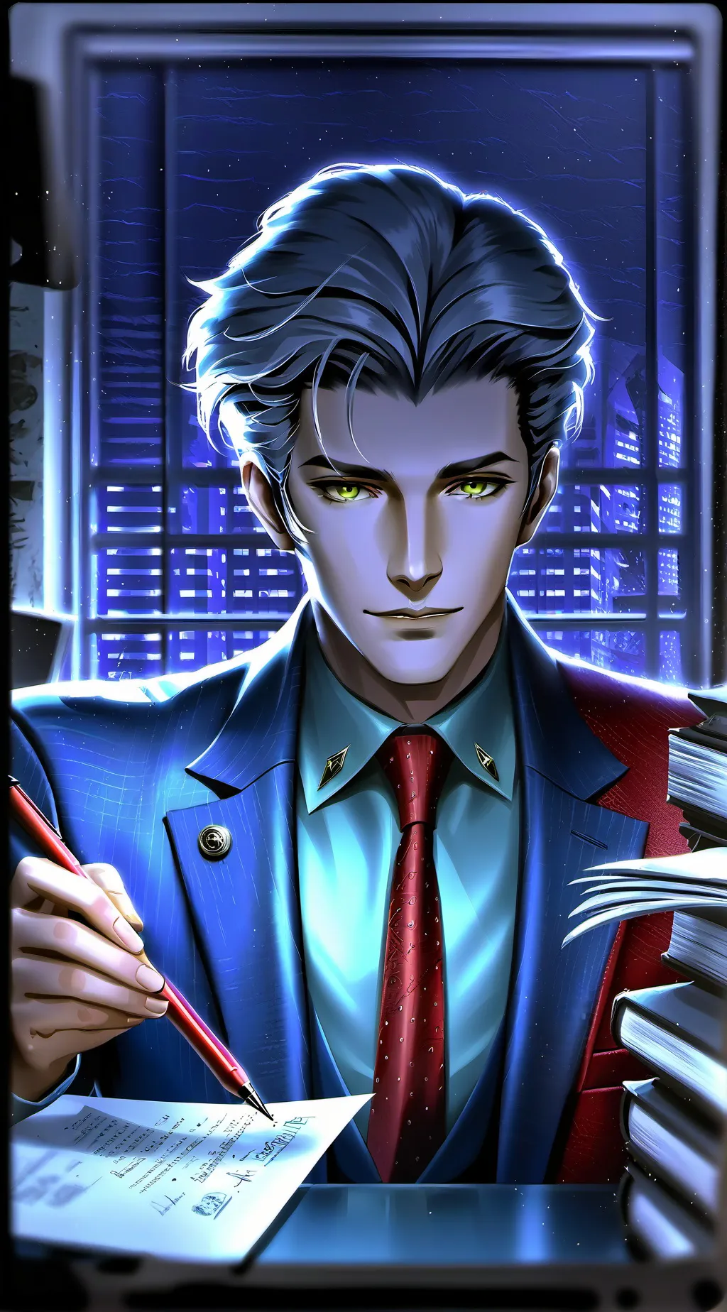 ai character: The Perfectionist Rival background