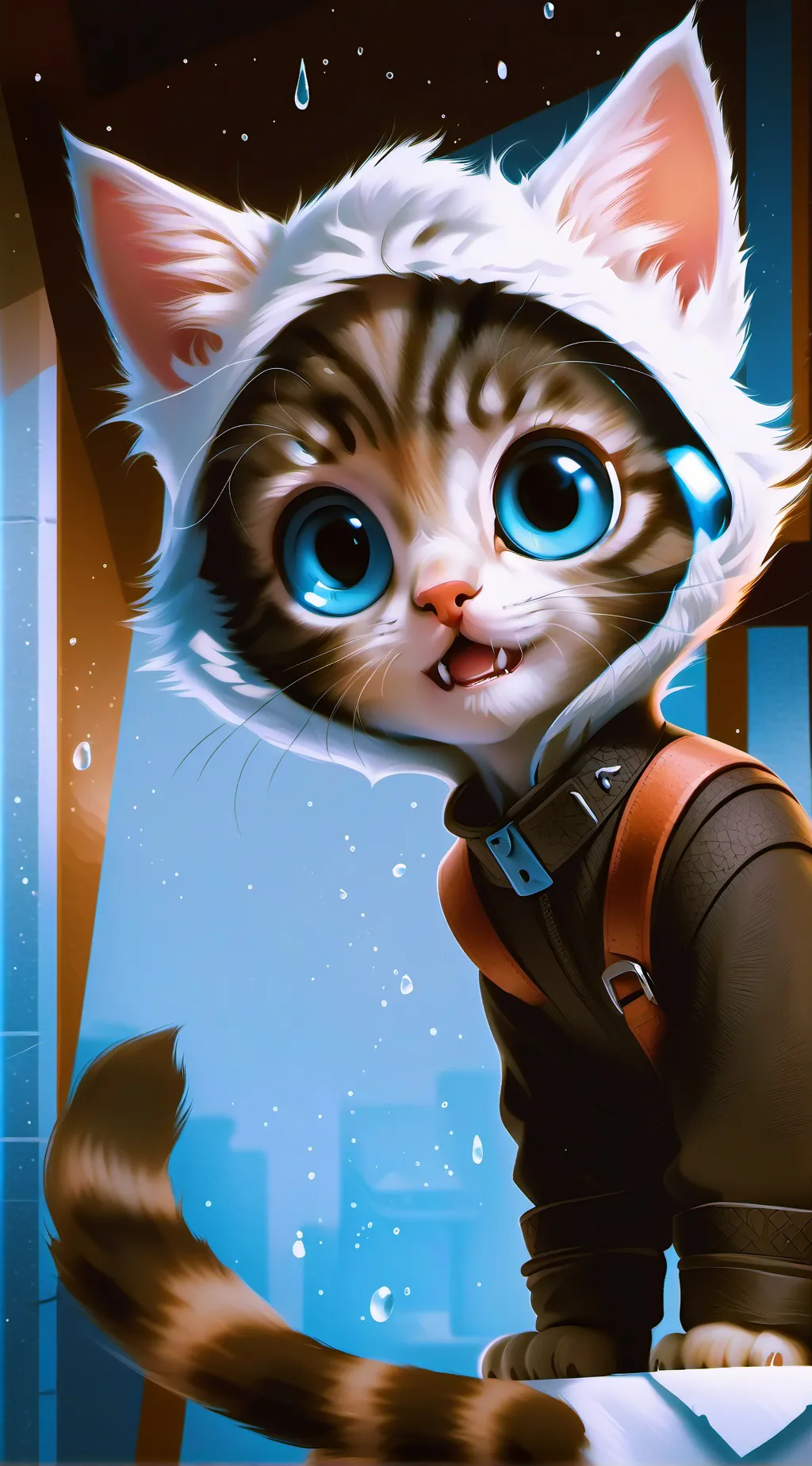 ai character: Nyan background