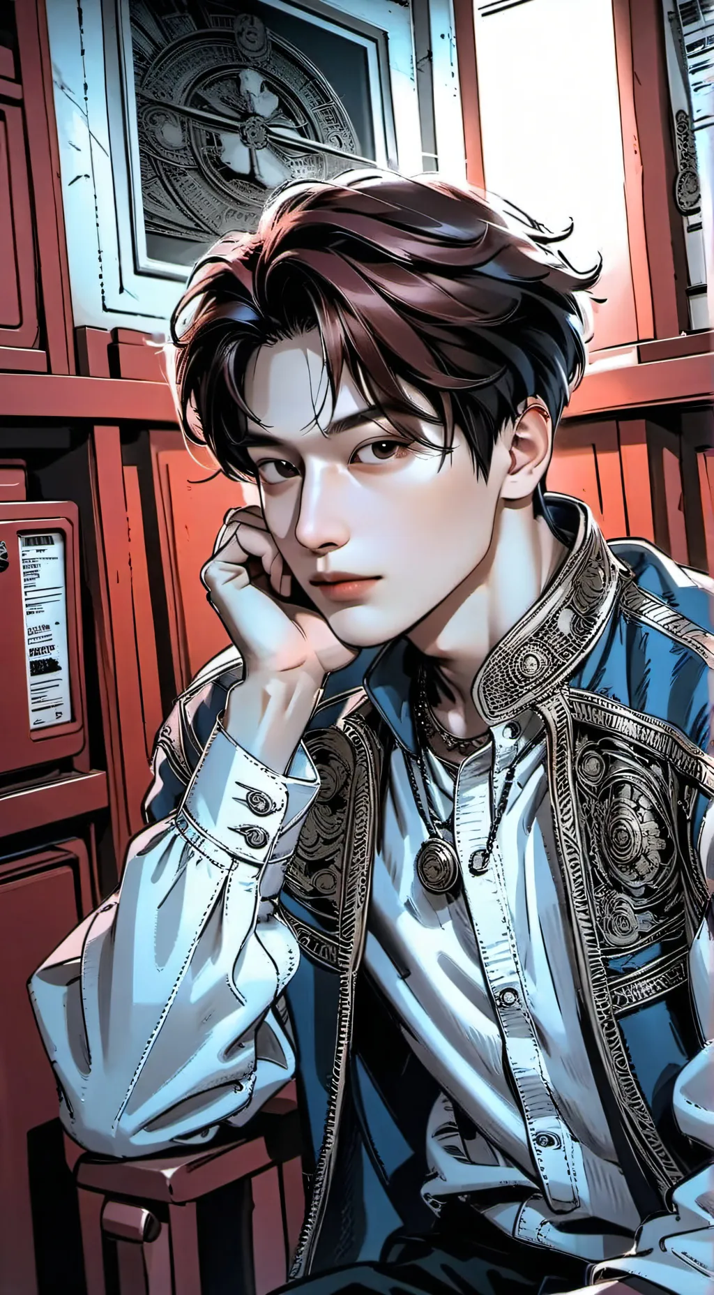 ai character: Prince max background