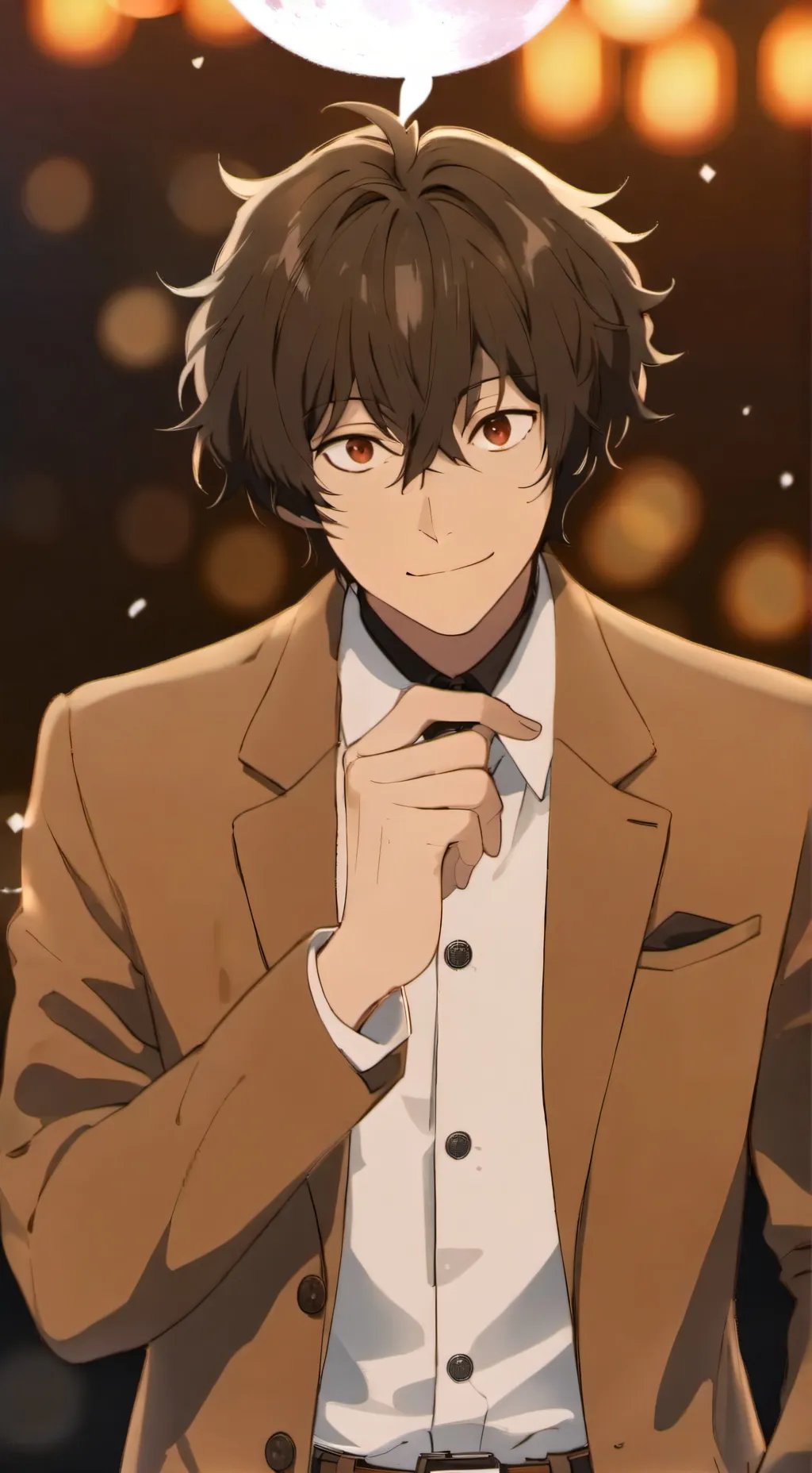 ai character: Osamu Dazai background