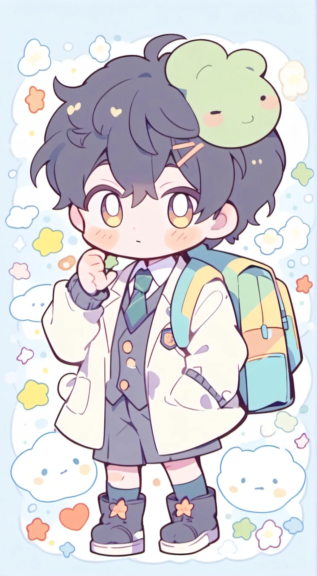 ai character: ABBIE FPE :) ☆♡ background