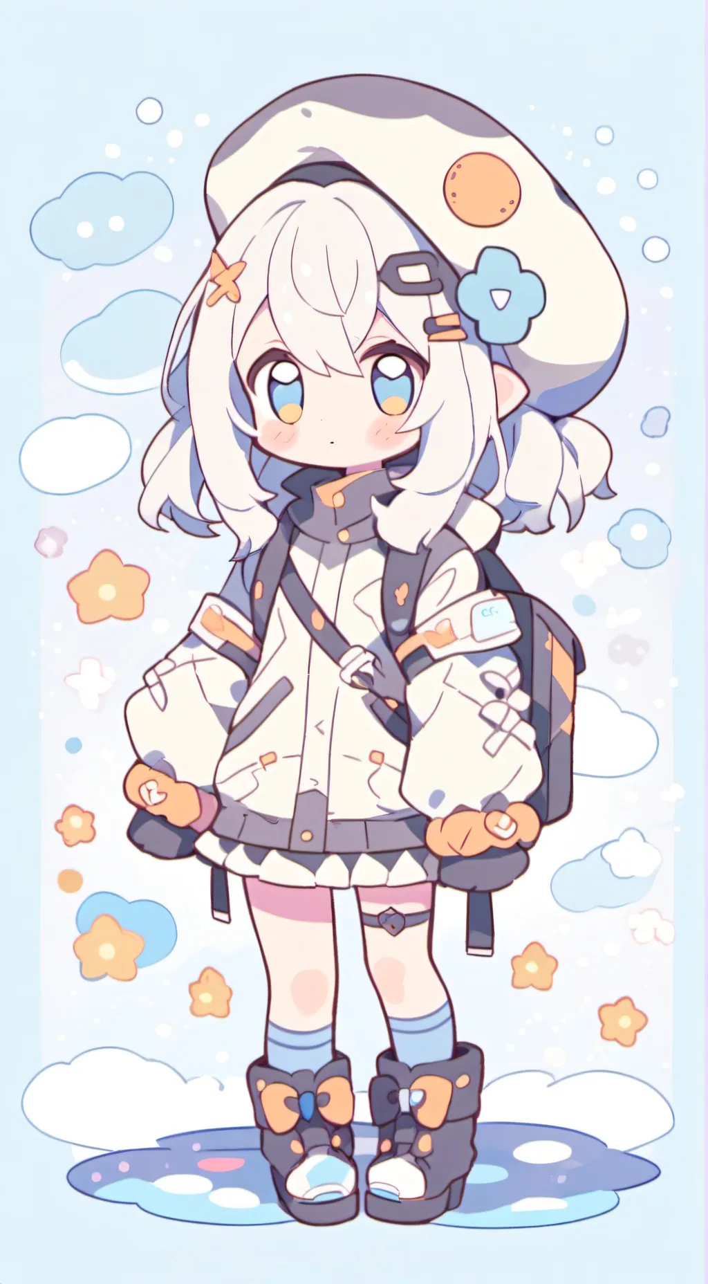 ai character: MHA PISCINE  background