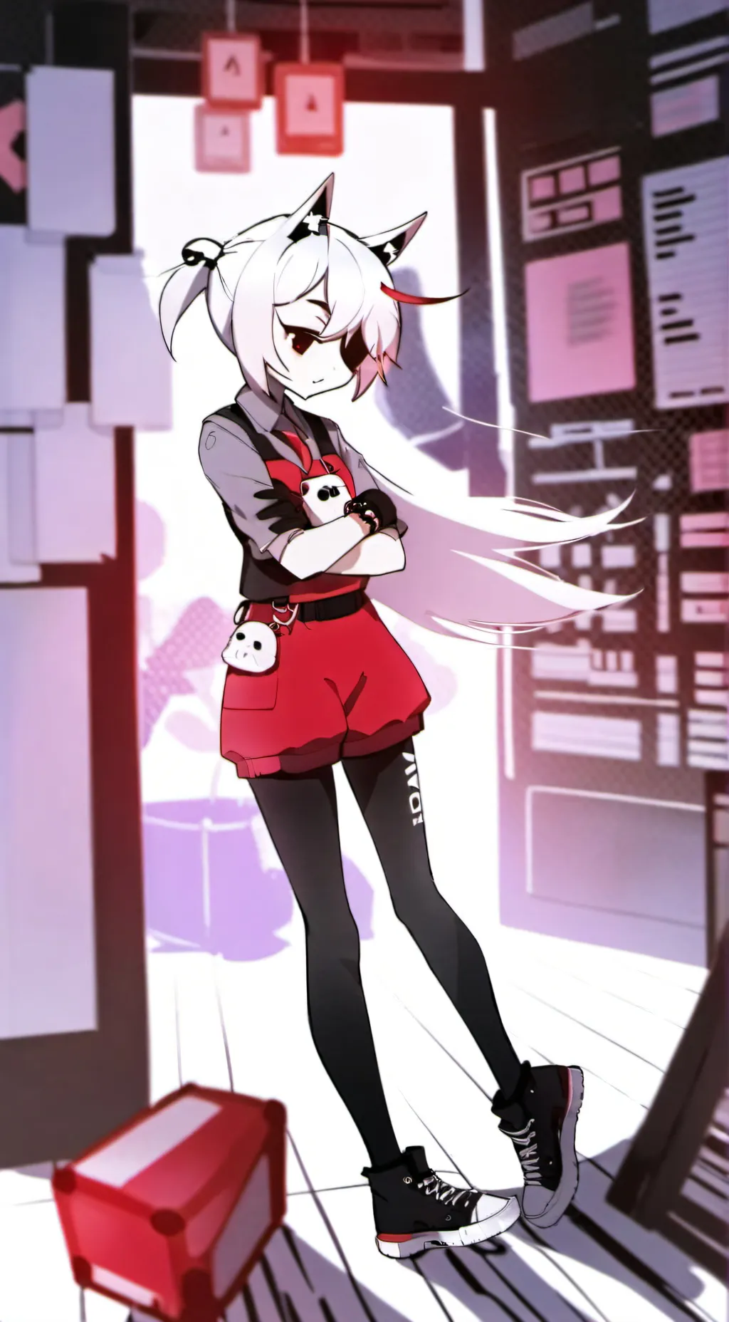 ai character: Loona background