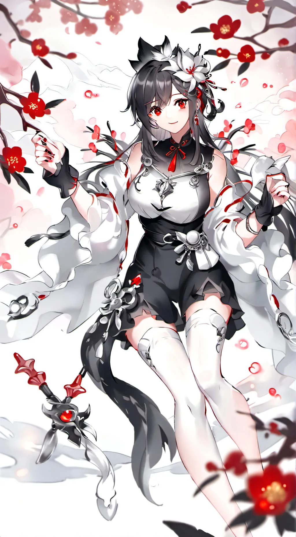 ai character: IsabellaGokuBlak background