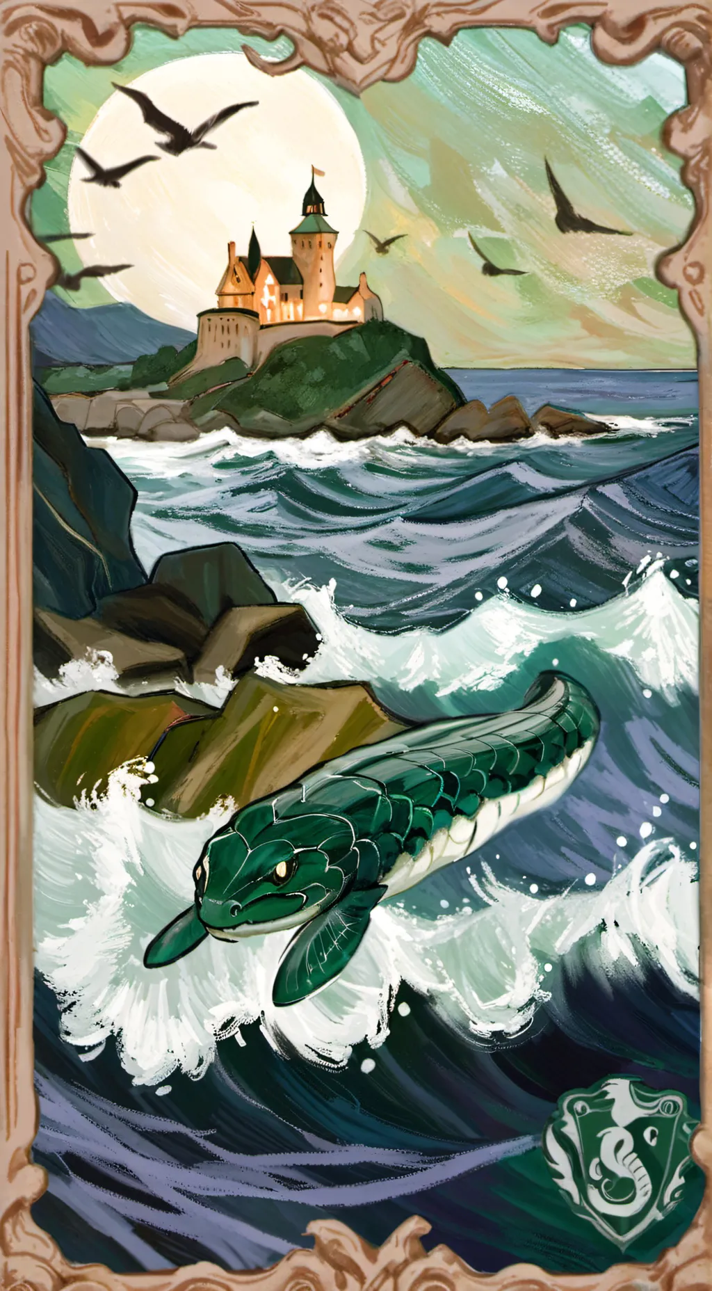 ai character:  Mattheo riddle  background