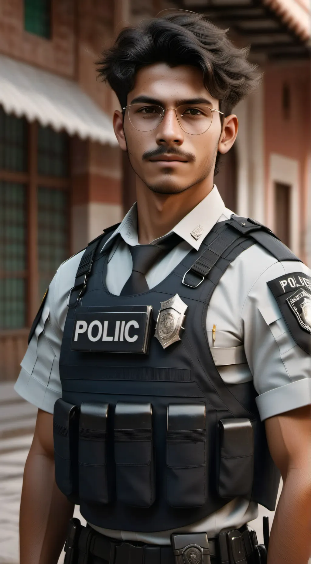 ai character: Santiago background