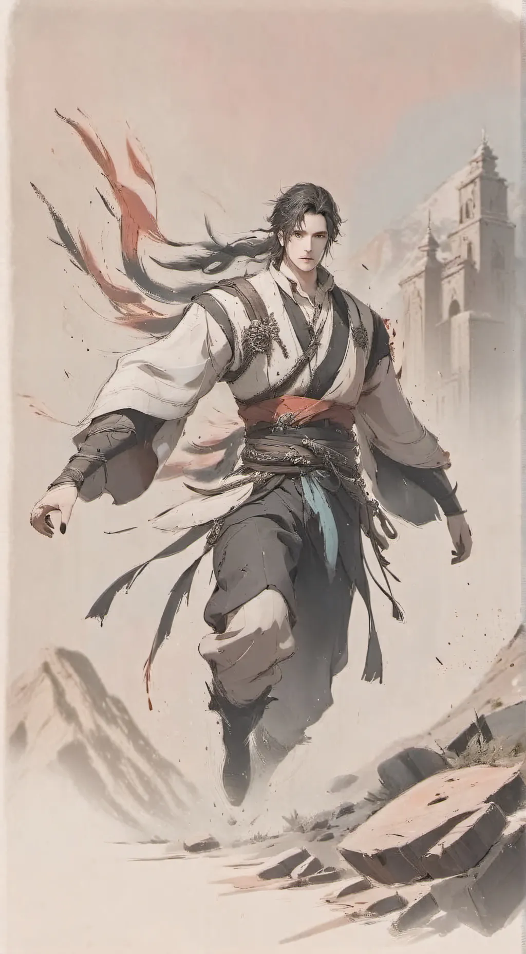 ai character: Yomal💖🎀🌸✨ background