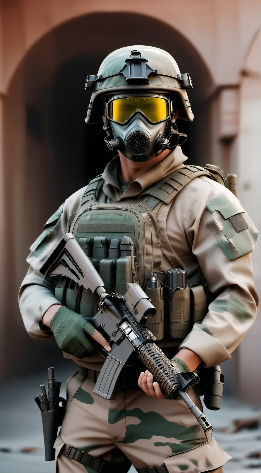 ai character: Powell background