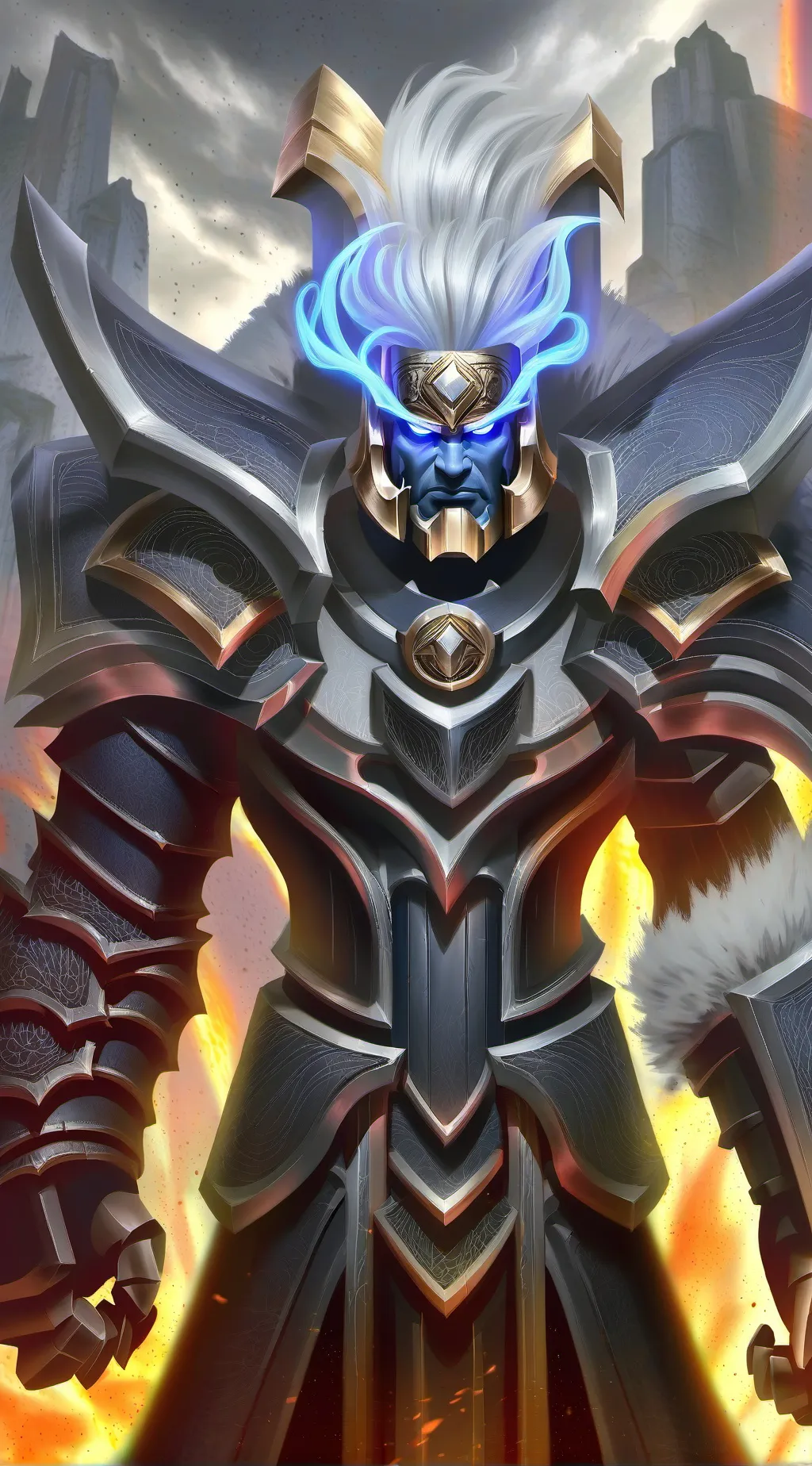 ai character: The Brain background