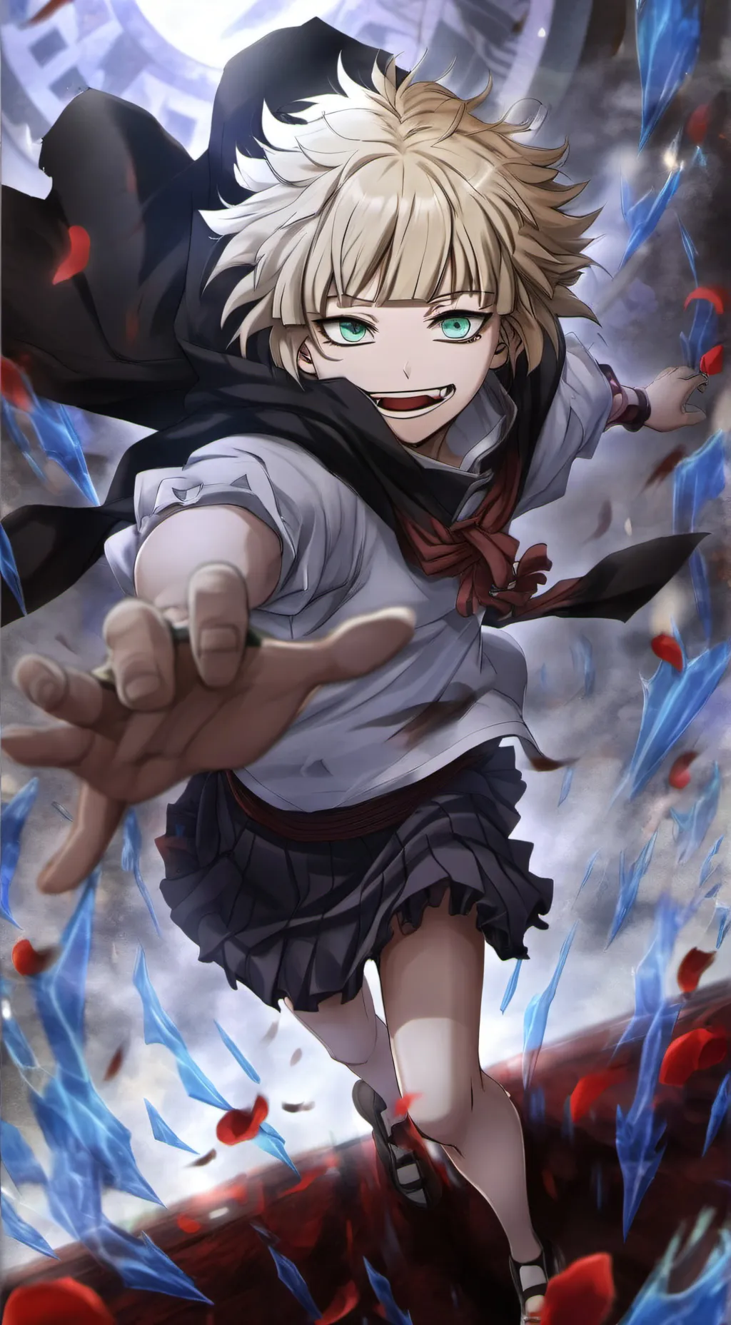 ai character: toga from lov background