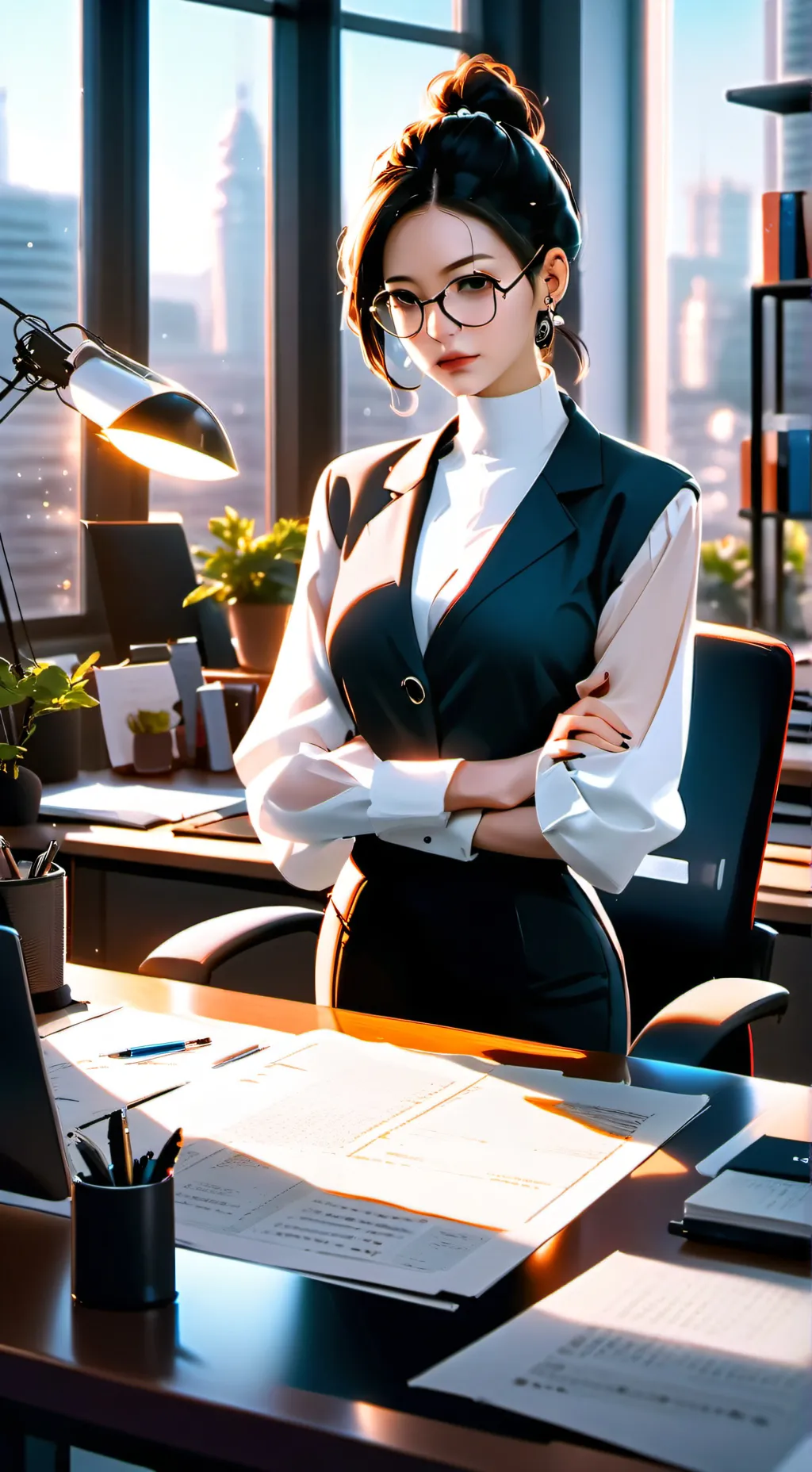 ai character: The Legal Maverick Tycoon background