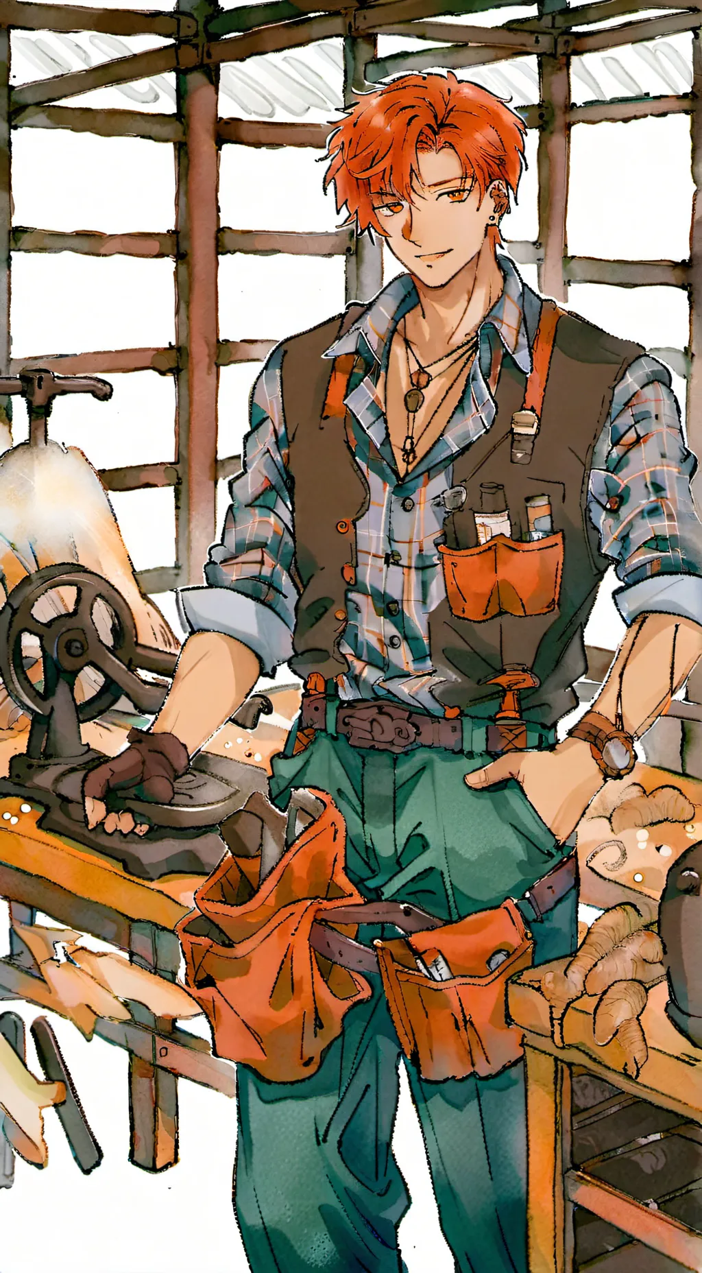 ai character: Davis background