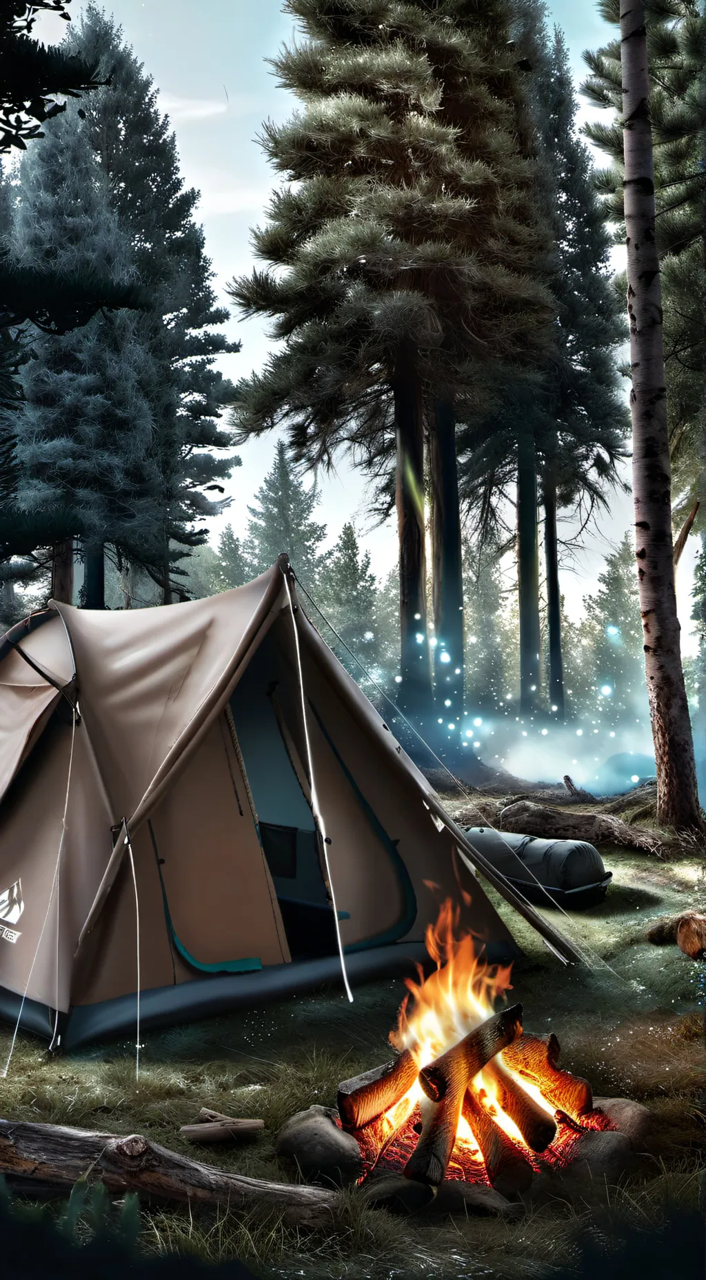 ai character: Mm2 camping trip background